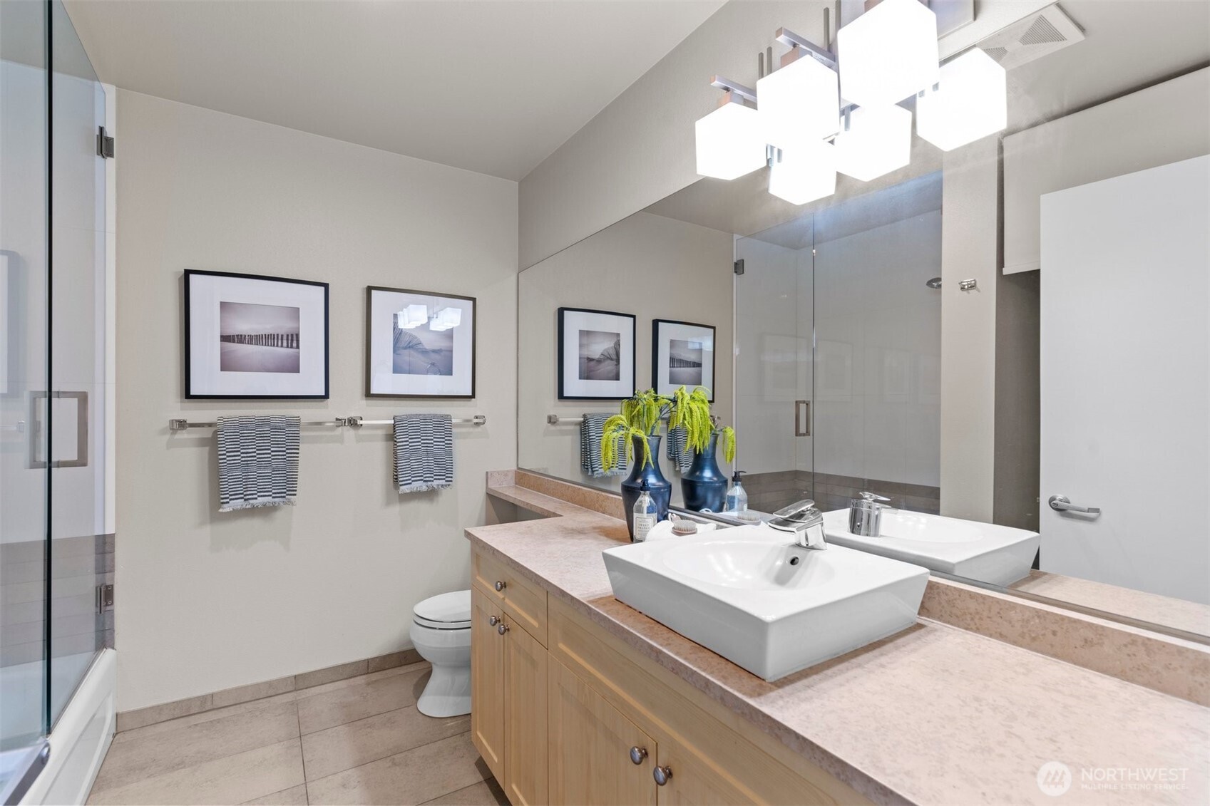 Ample closet storage.