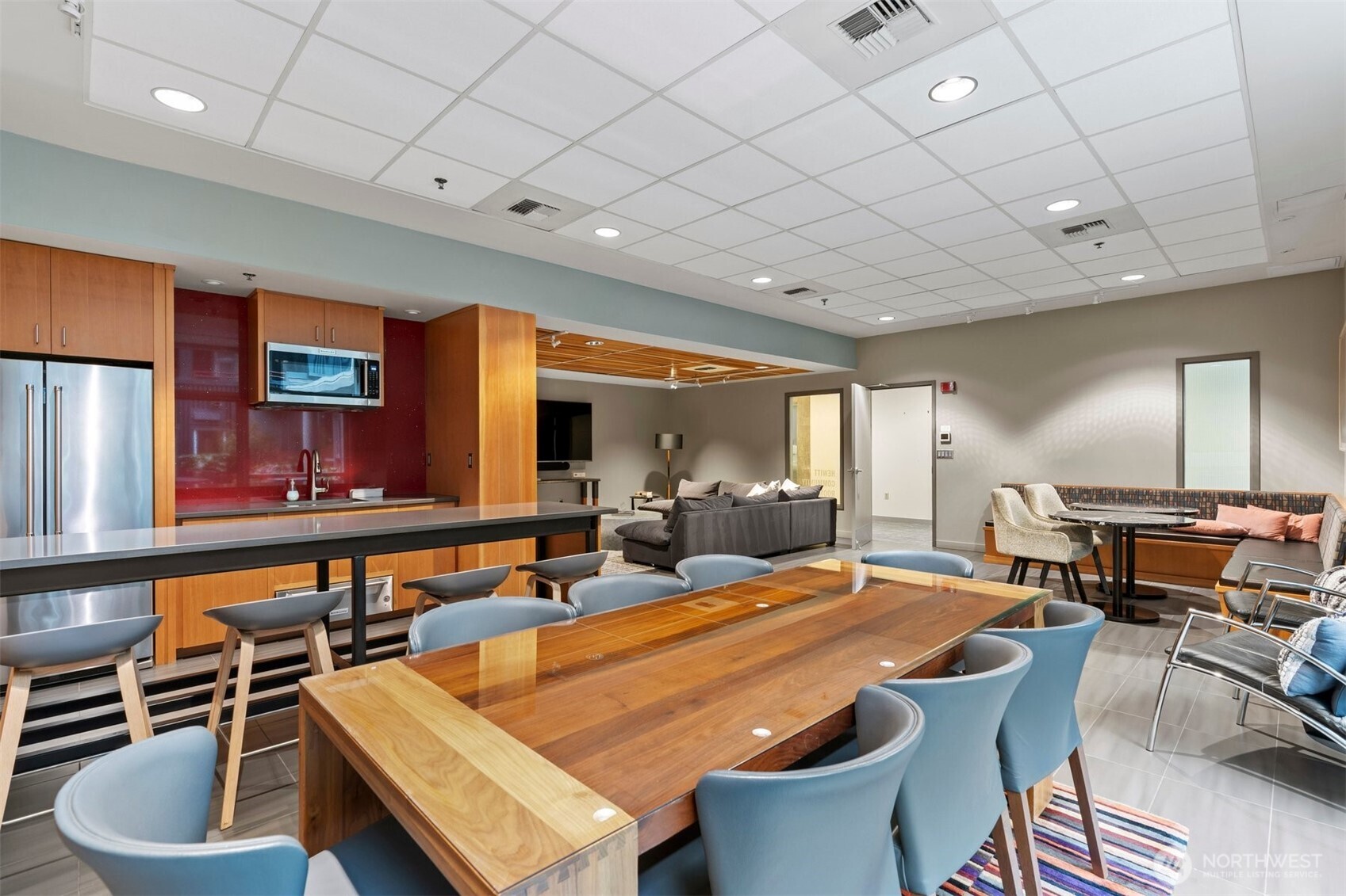 Concierge Entrance.  Just completed new carpet and paint in common areas.