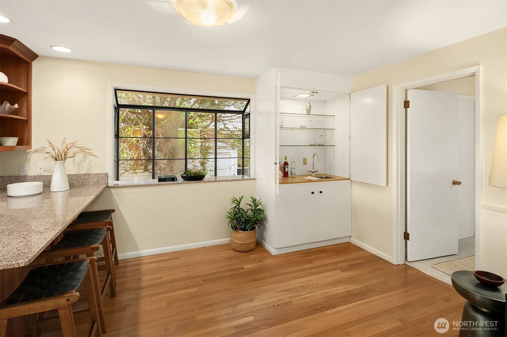 Wet Bar off of family room