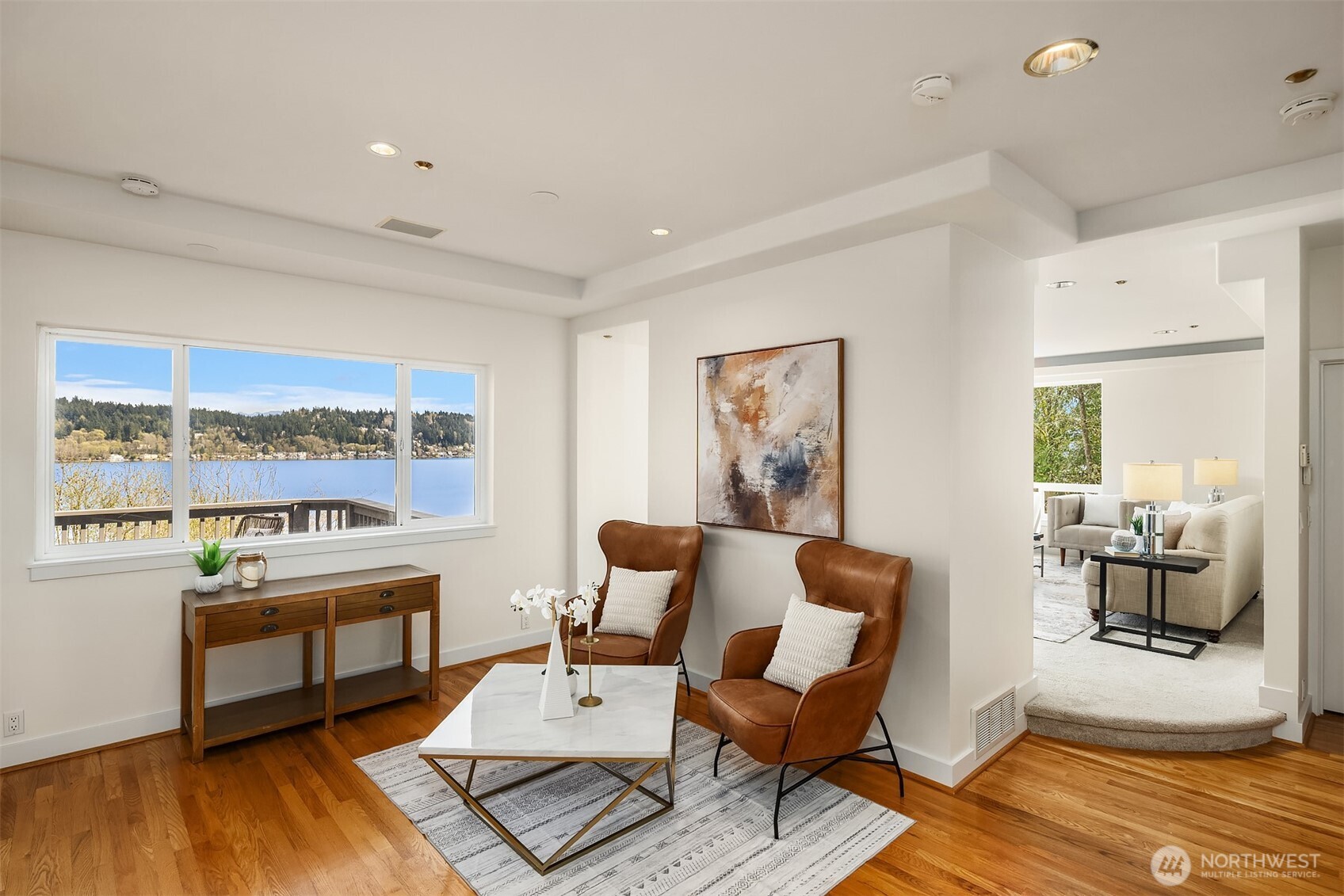 Step into the front door and you'll see just how impressive the view of the lake is. And it only gets better as you move through the home.