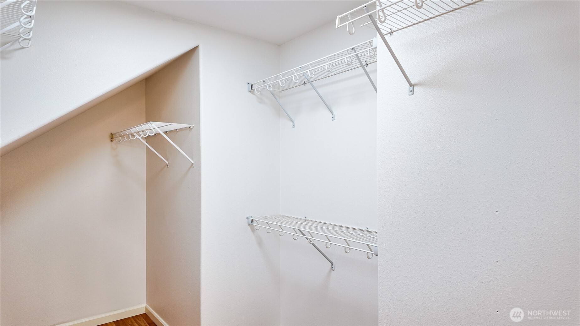 Master bedroom walk in closet