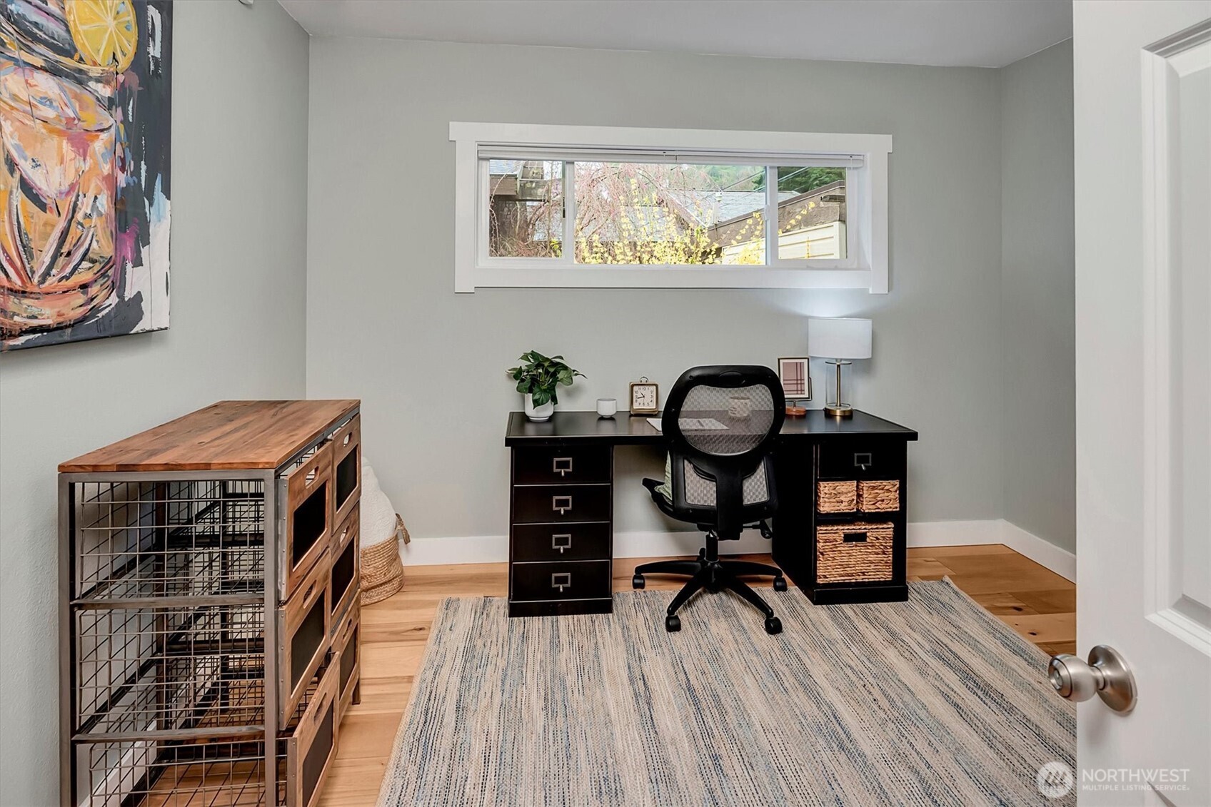 Outside deck with sweeping eastern lake and mountain views