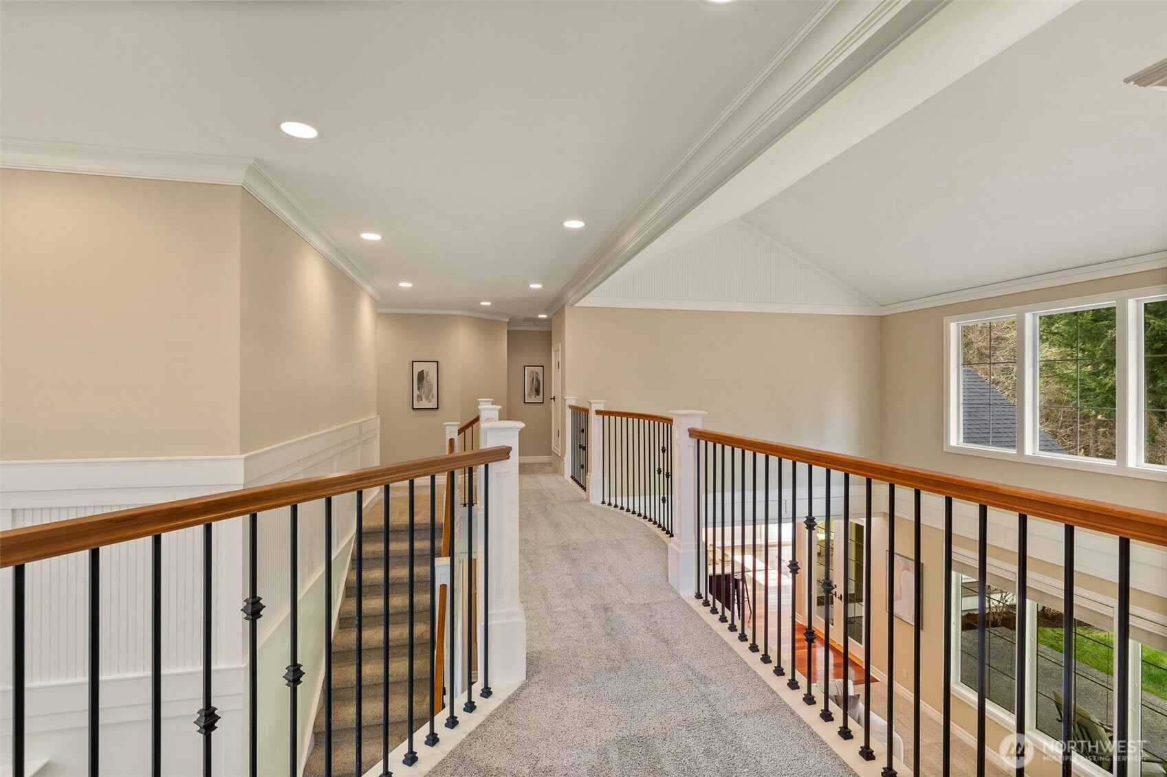 The sky bridge to the bonus room.