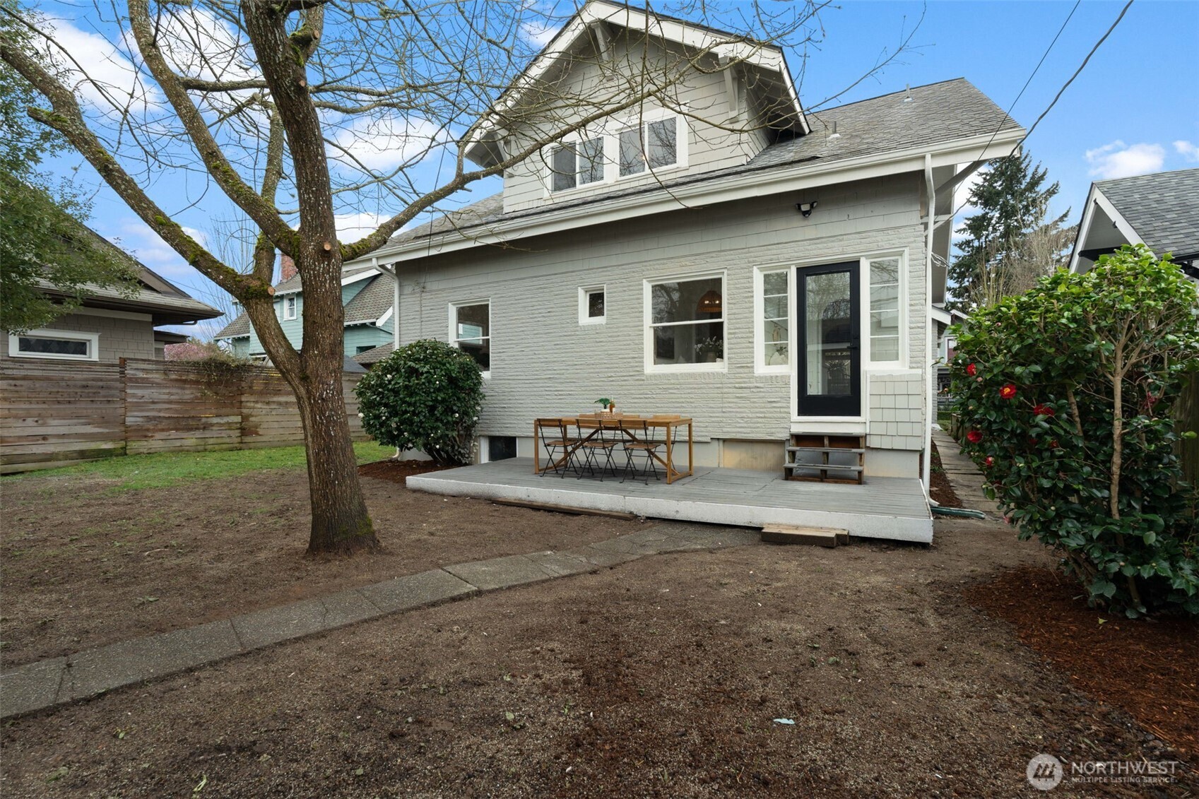 Backyard was just re-seeded