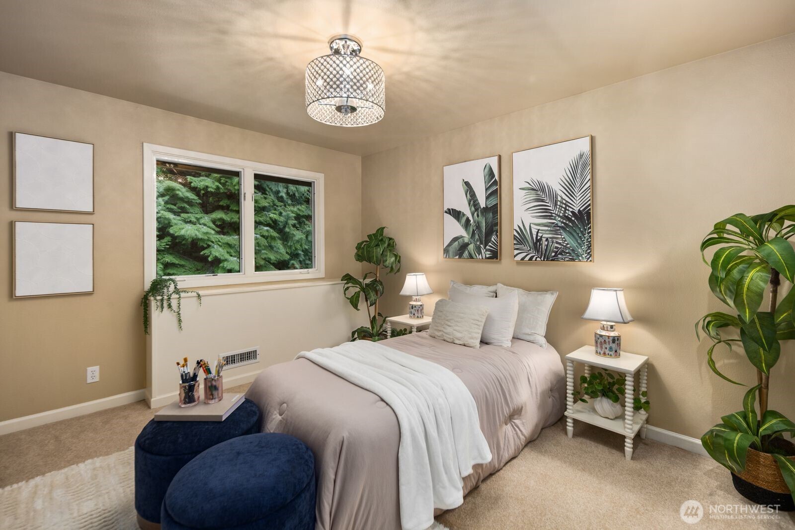 Spacious bedrooms