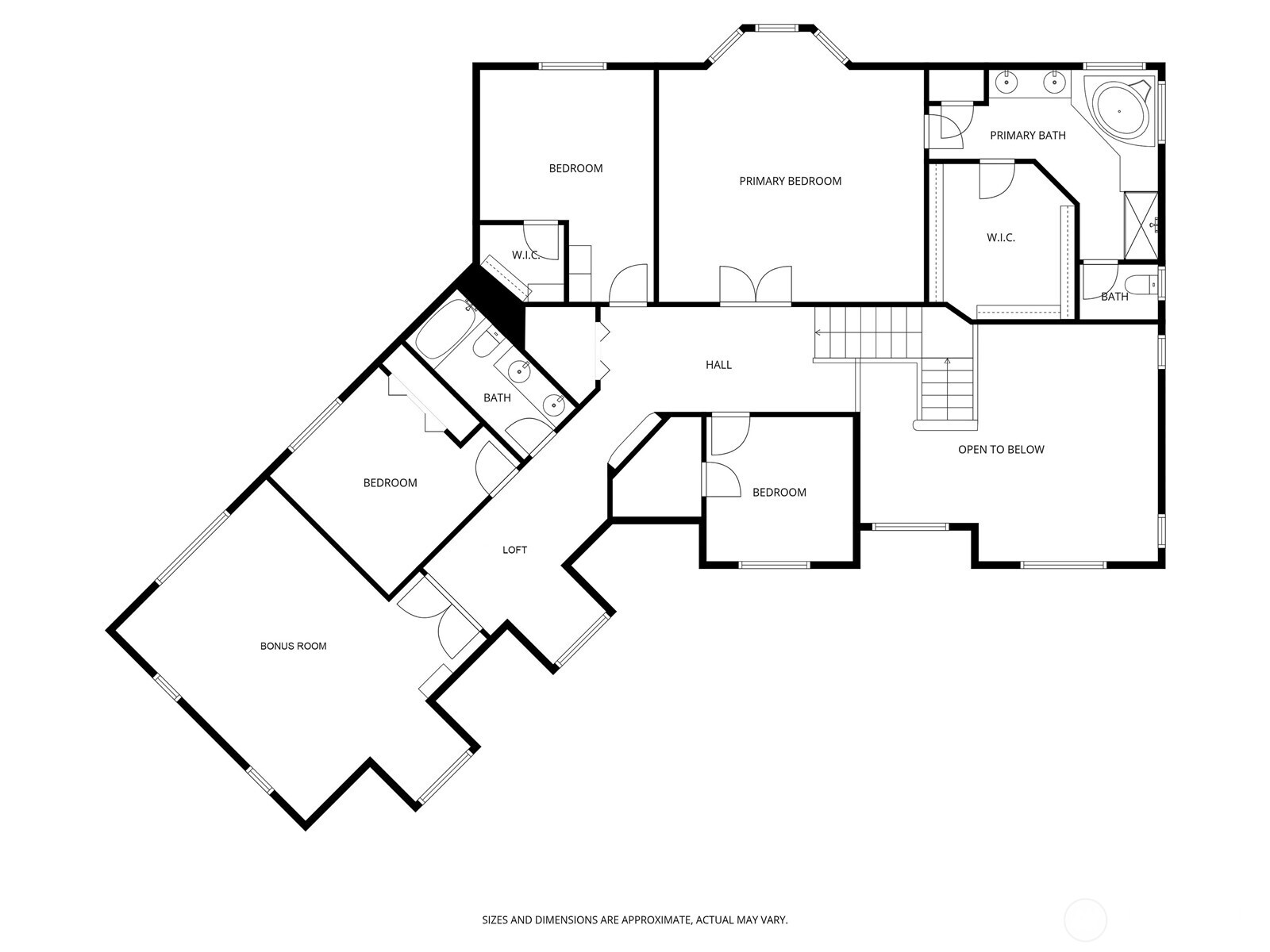 Upper-level floorplan