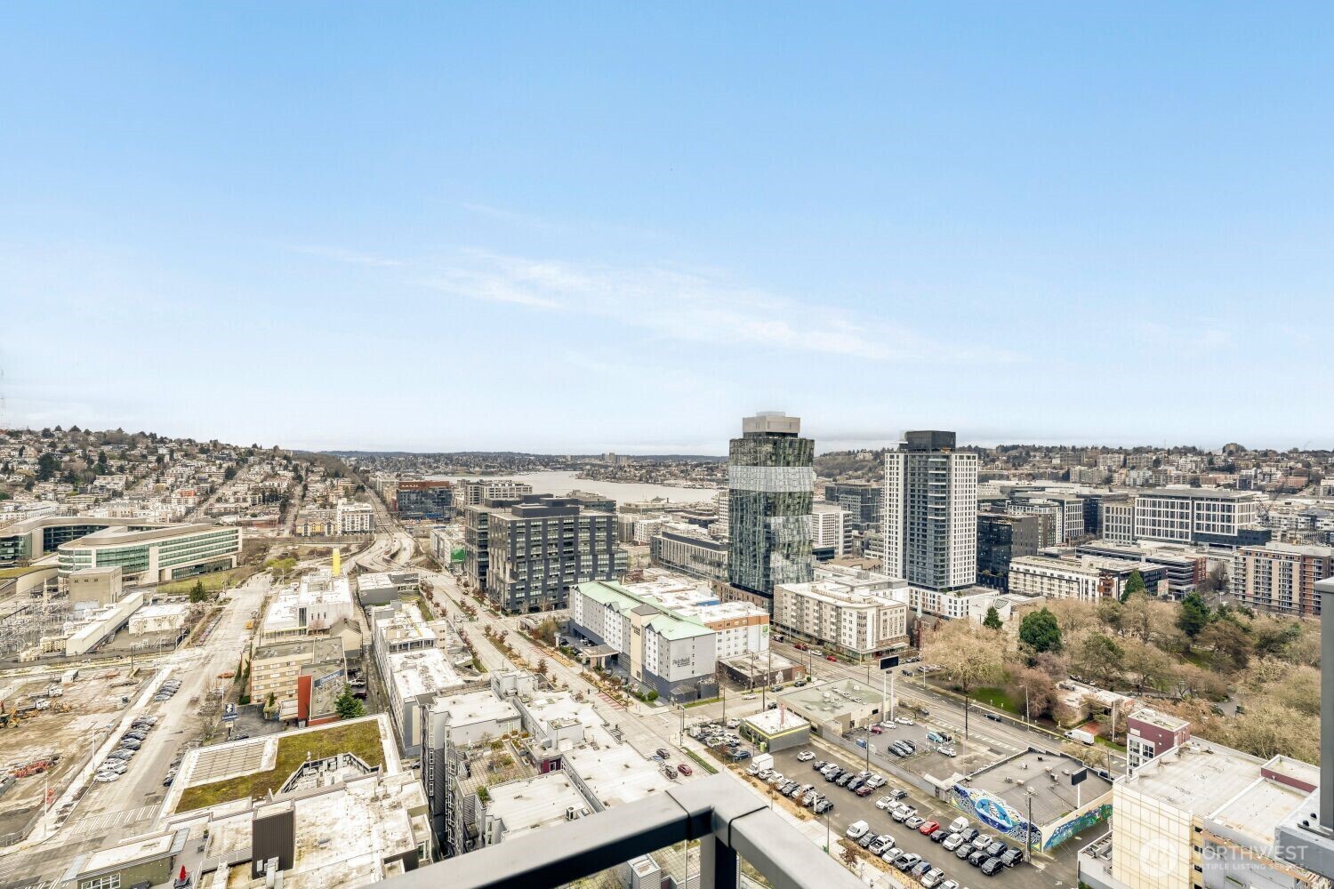 Looking from unit toward Lake Union