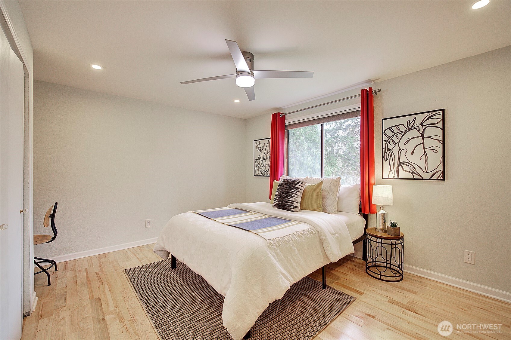 Bedroom #2.  All of the bedrooms in this home are quite large.
