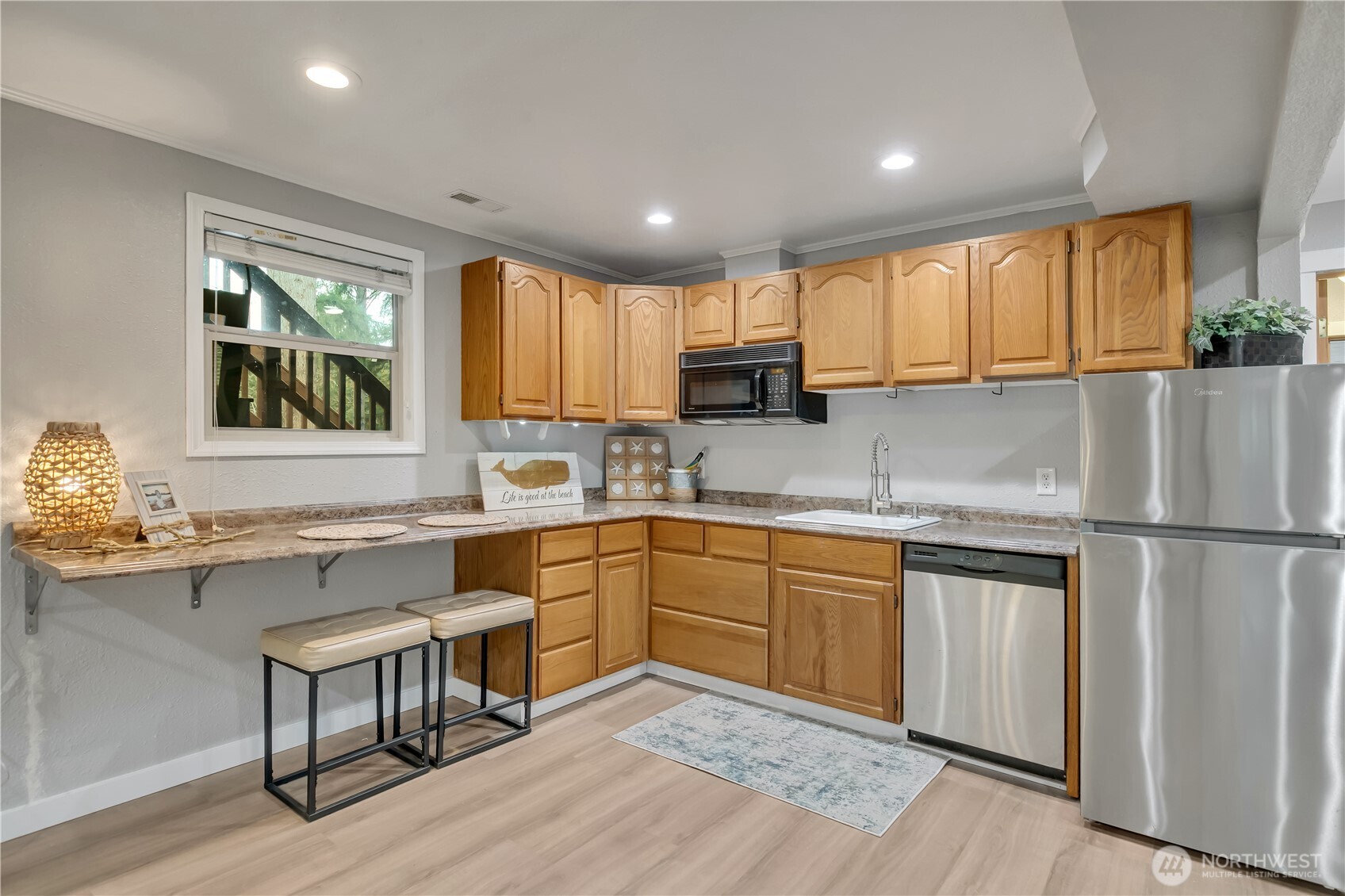 Cozy and comfy plus another wood burning stove...