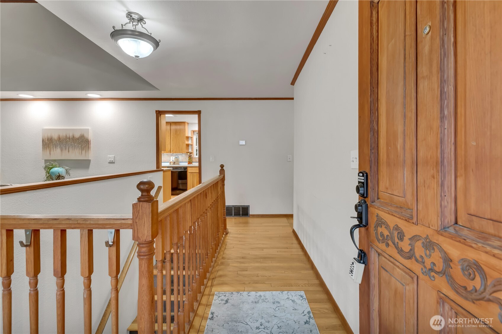 Please remove shoes or use shoe covers...New carpet!