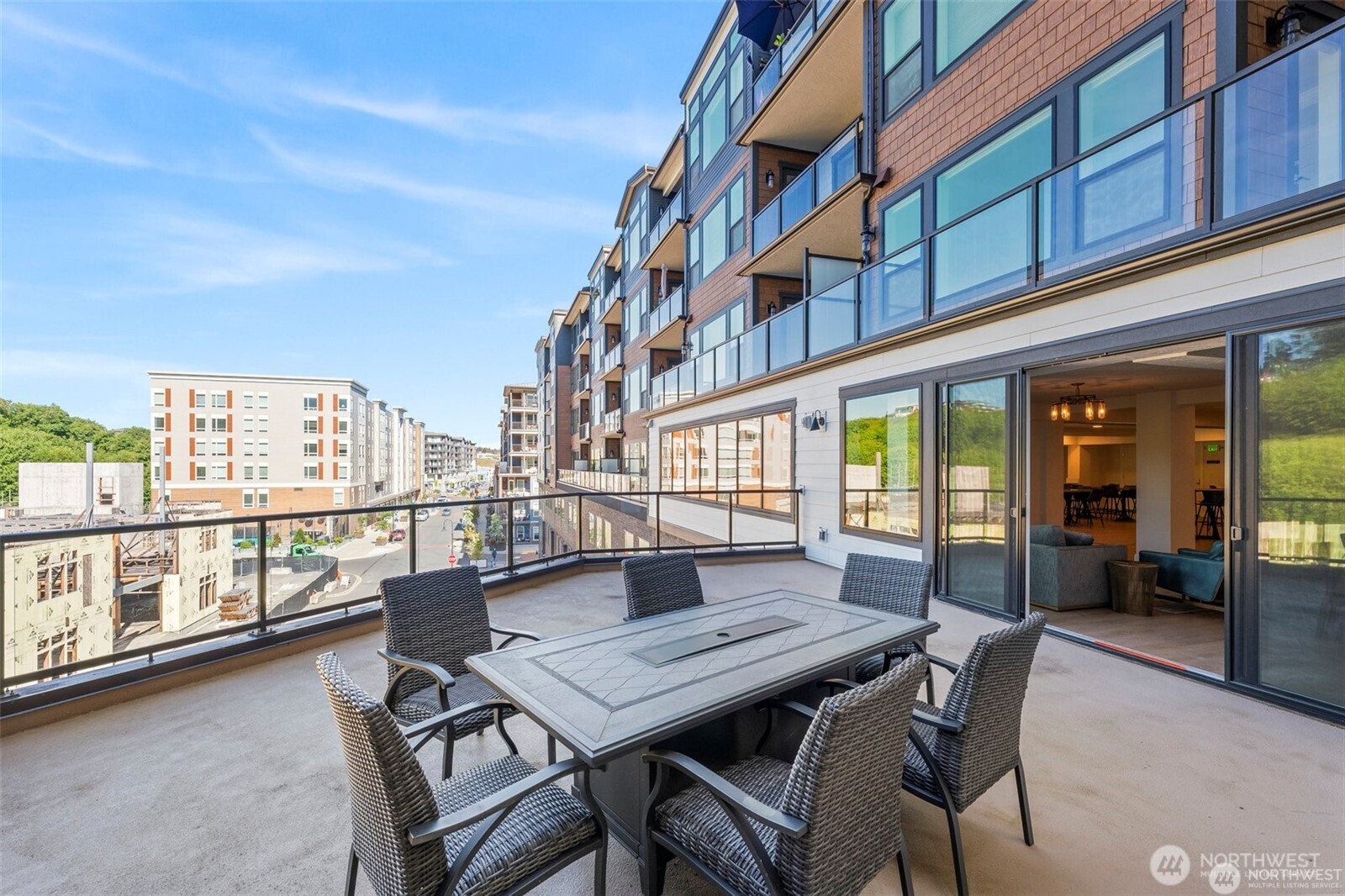 There is even a rooftop deck with grilling area.