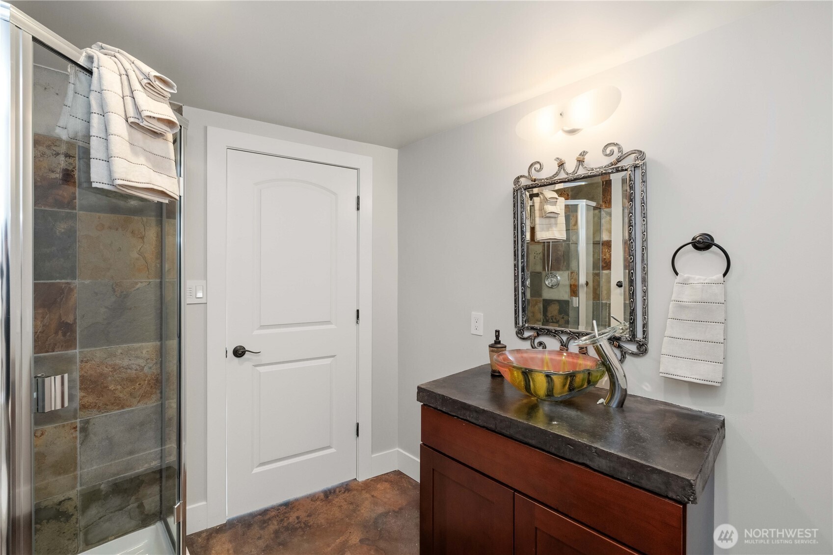 3/4 Bath on First Floor