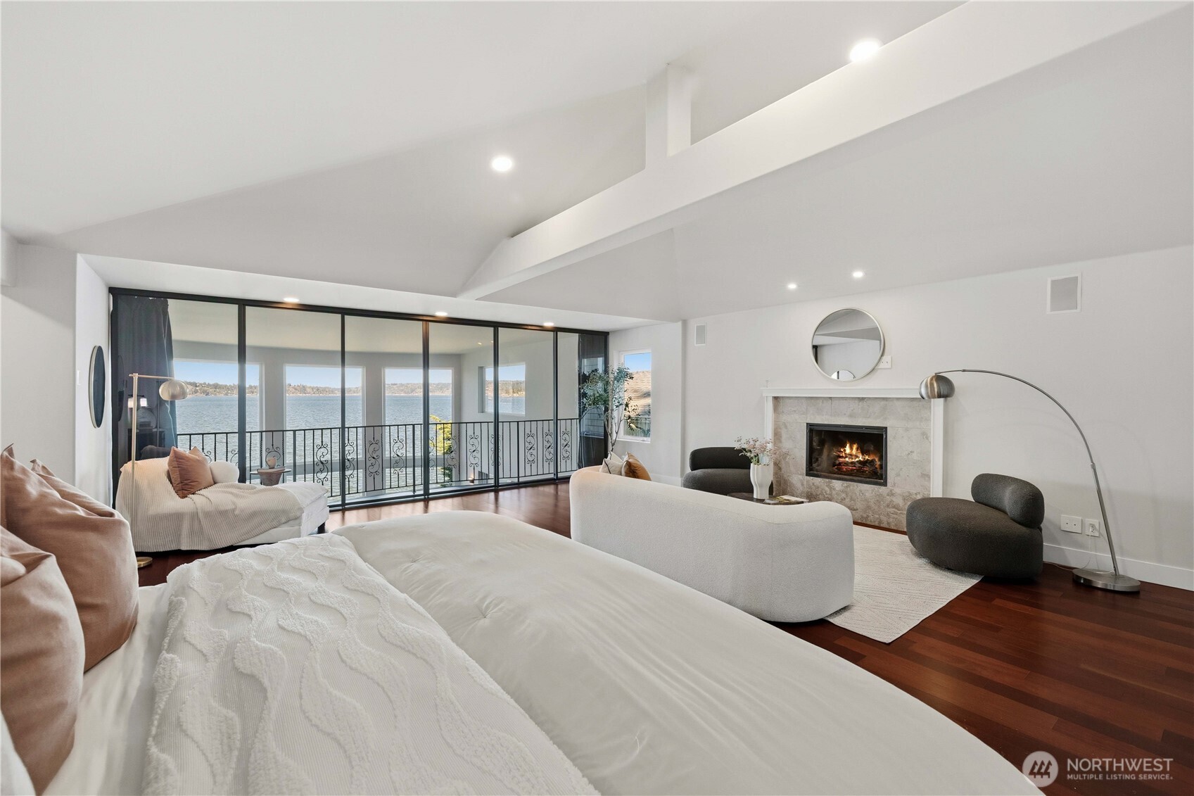 Sitting Area w/ Gas Fireplace