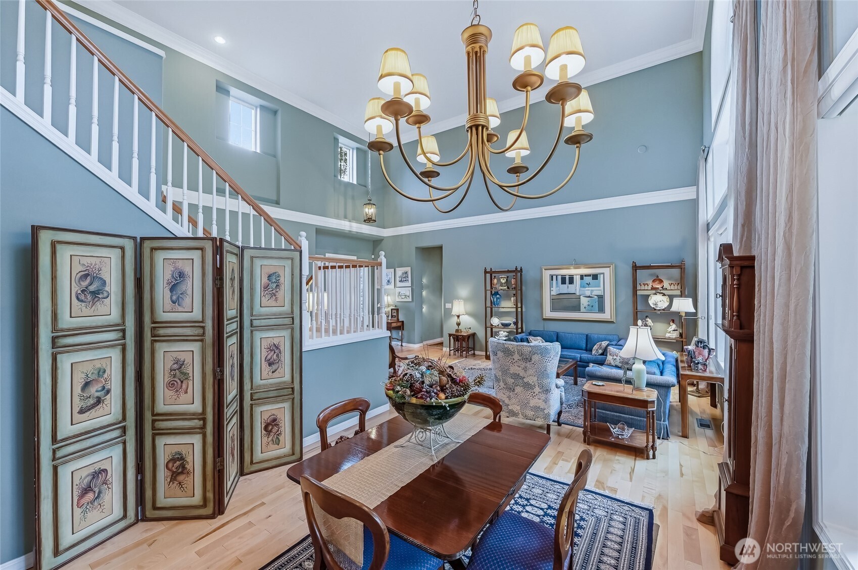 The main floor office.