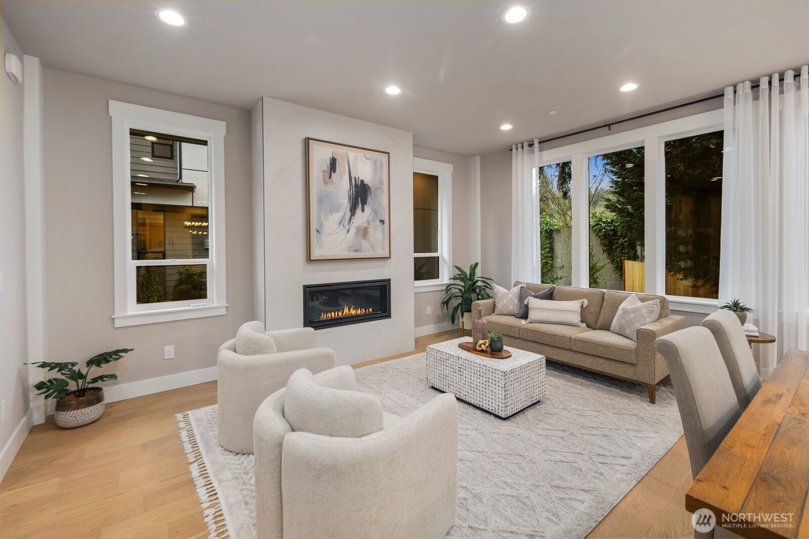 Spacious open floor plan designed for effortless entertaining.