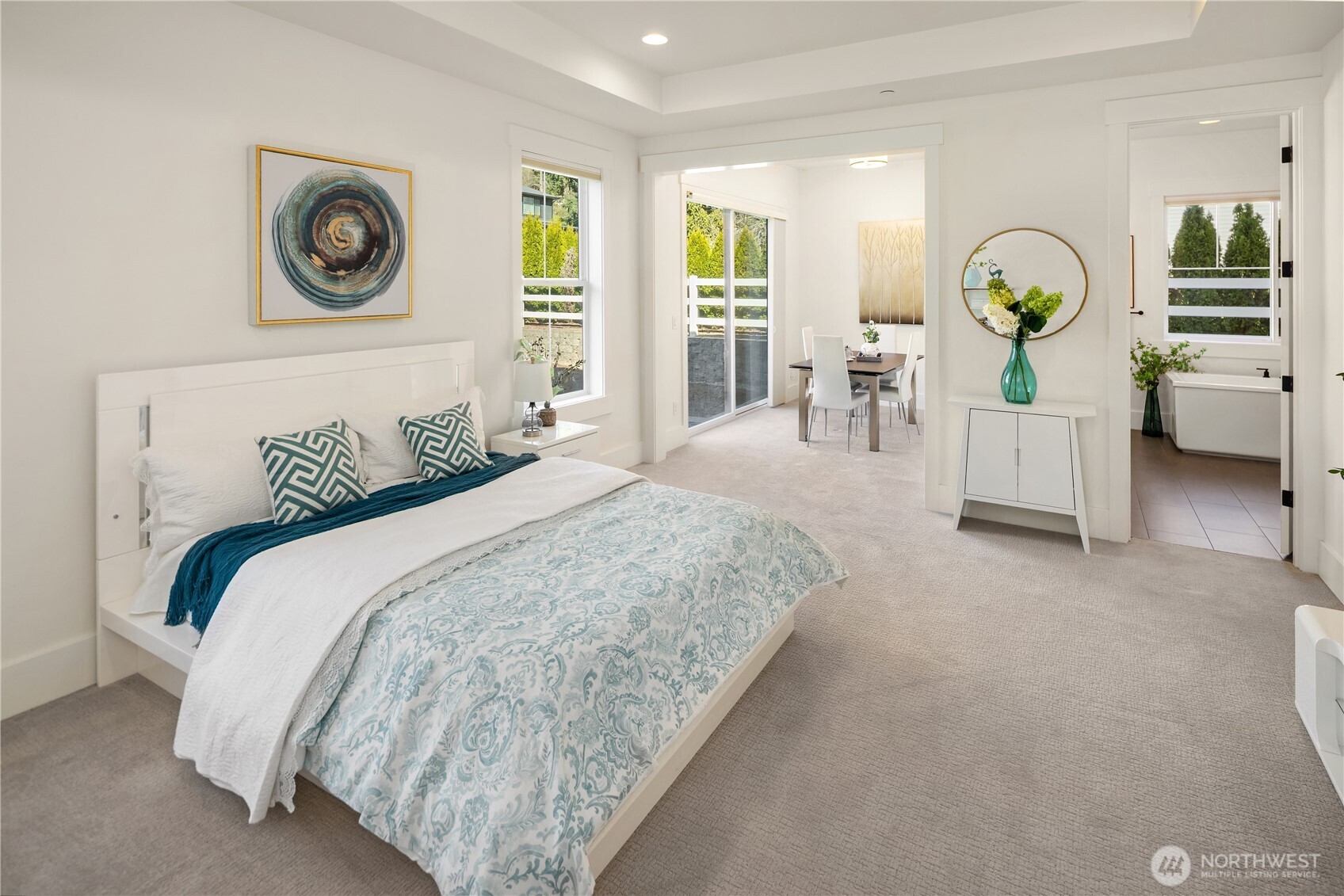 Main level bedroom; private en-suite