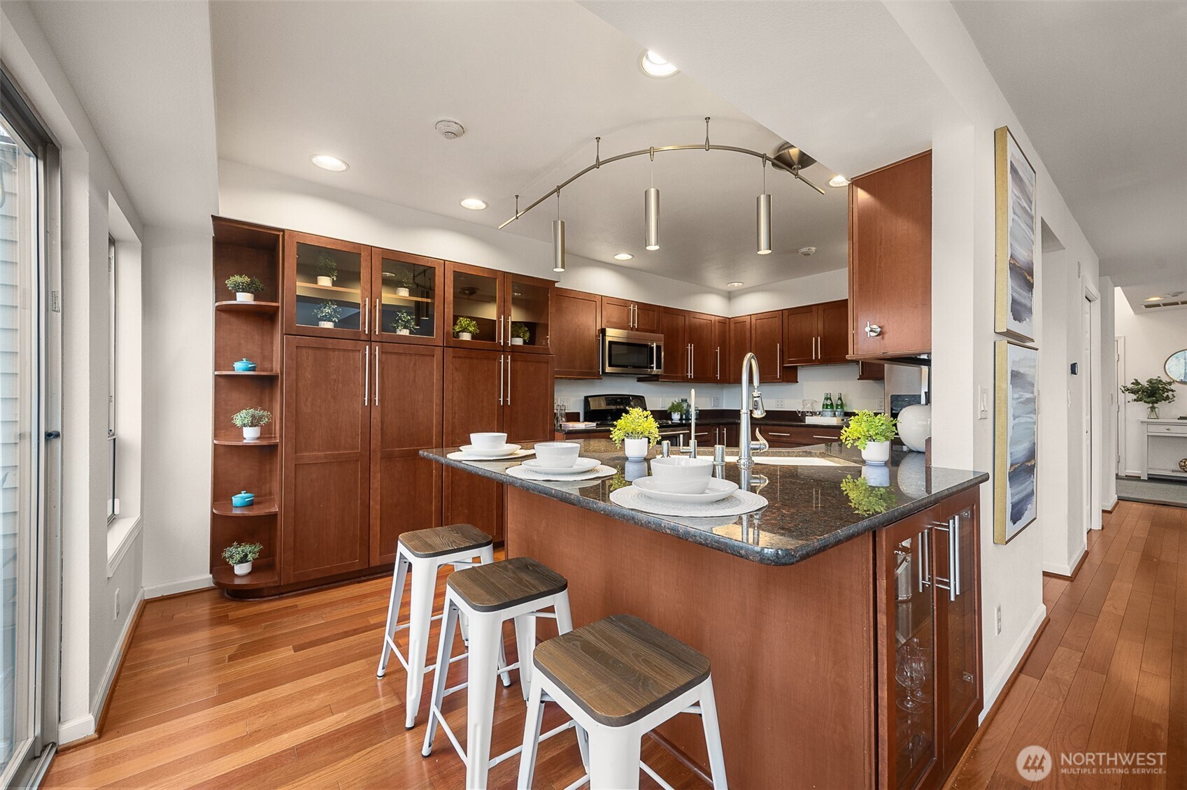 gas fireplace in the living room