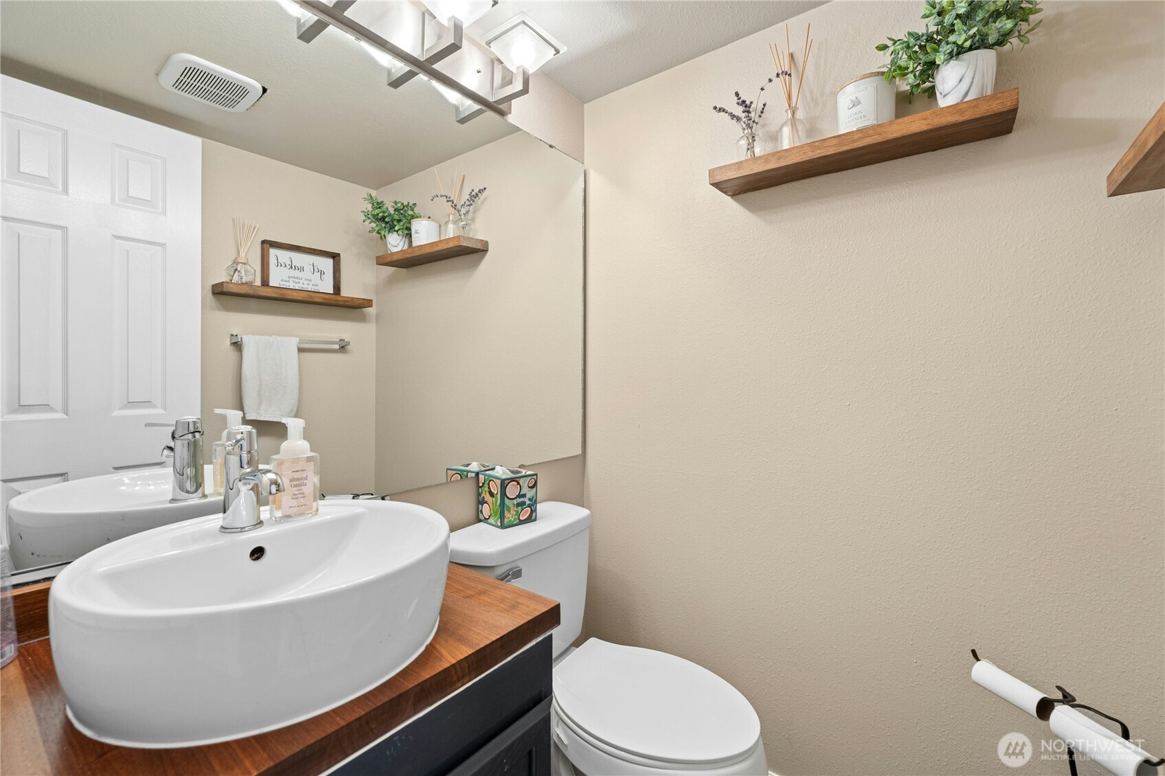 Powder room on main level