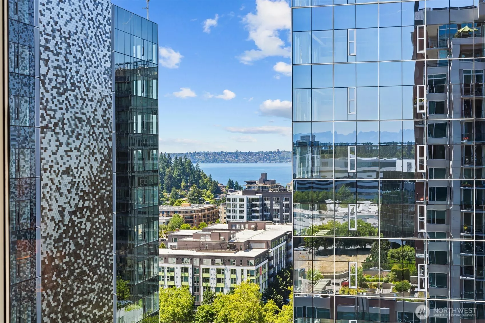 Prime downtown Bellevue location just minutes from Bellevue Square shopping, dining, and entertainment.