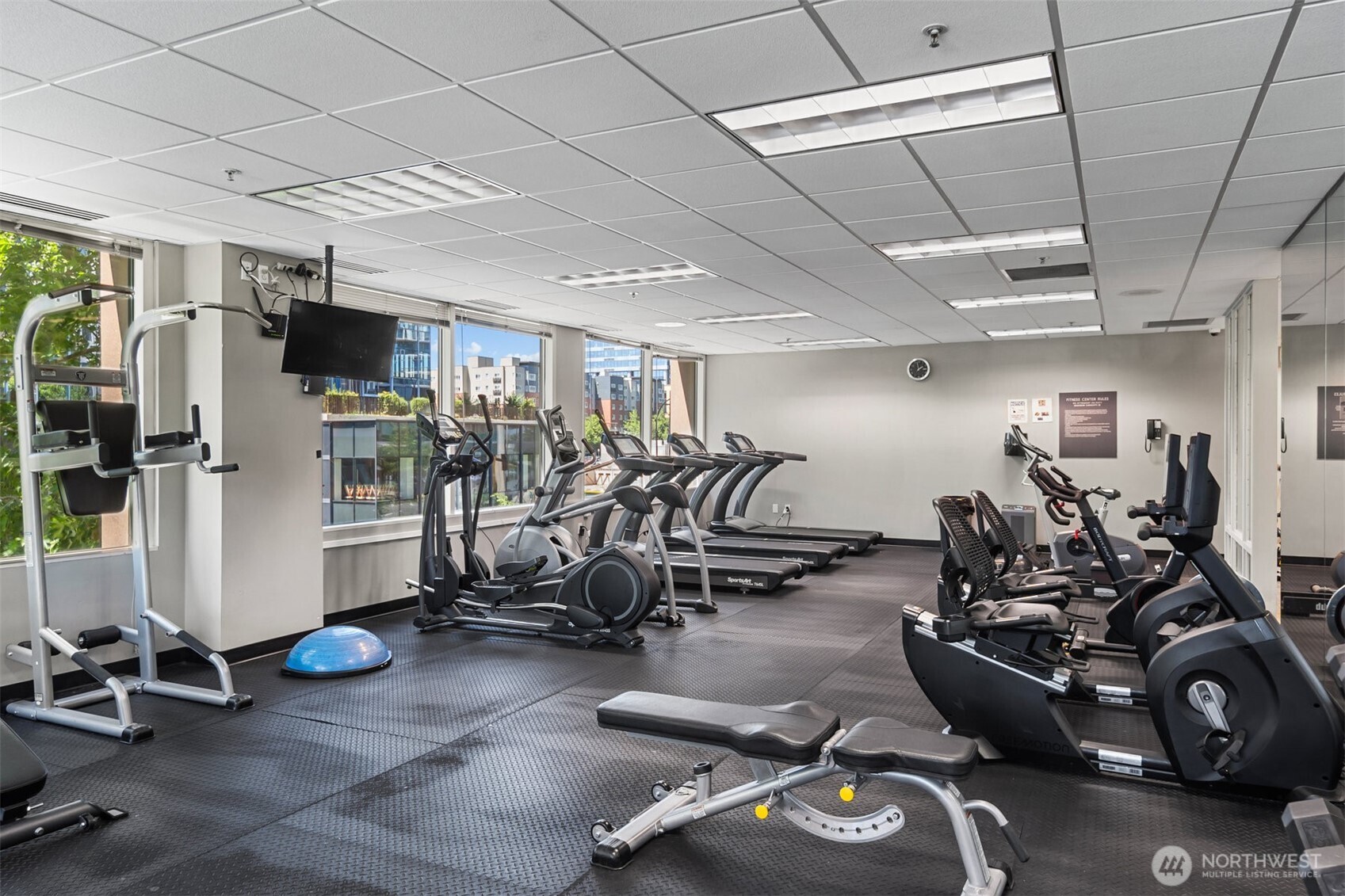 Resident fitness center offering convenient workout facilities.