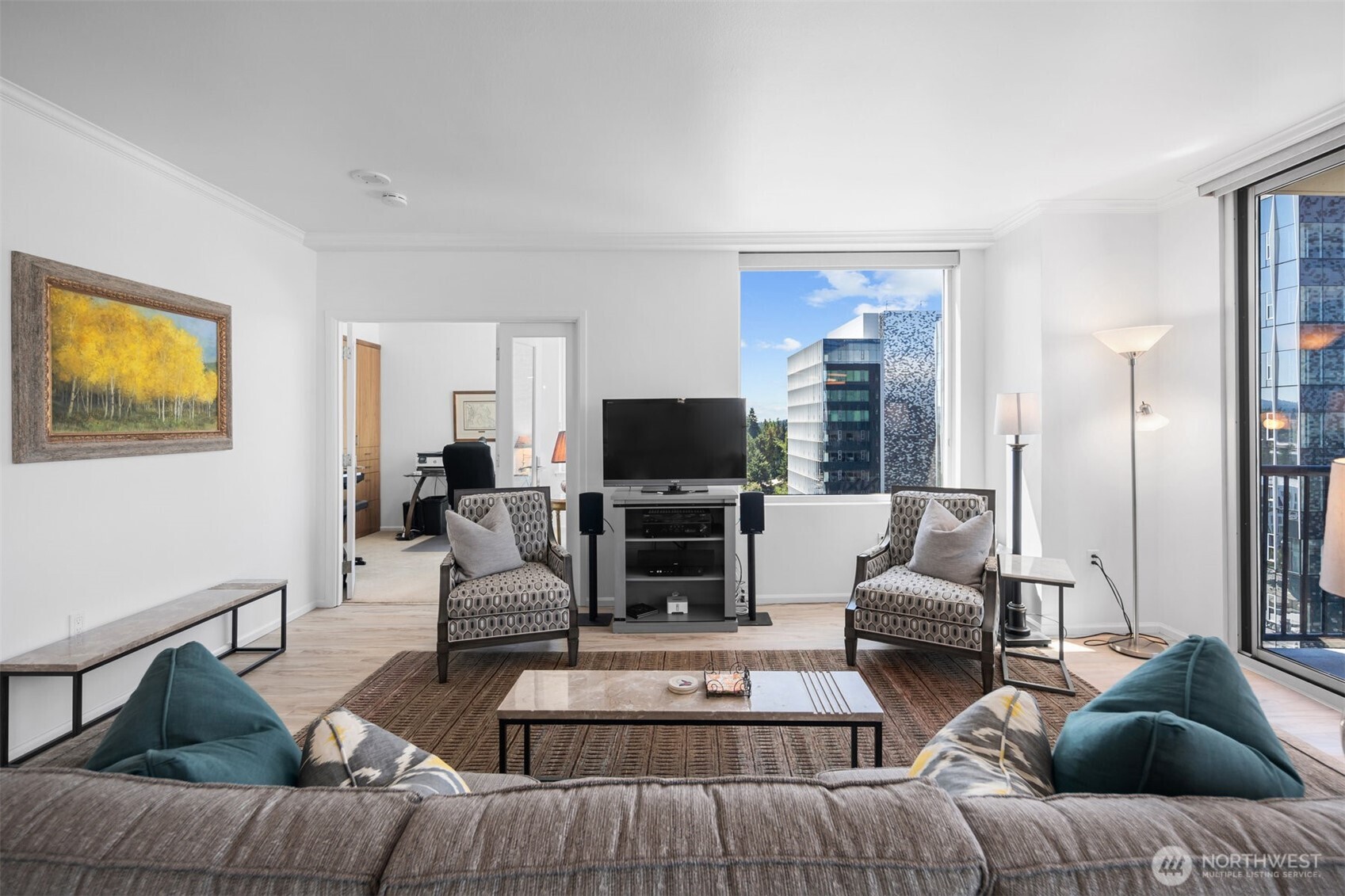 Modern kitchen with generous storage and upgraded appliances.