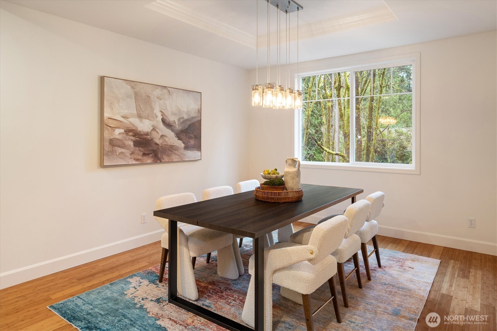 Bar seating at kitchen island