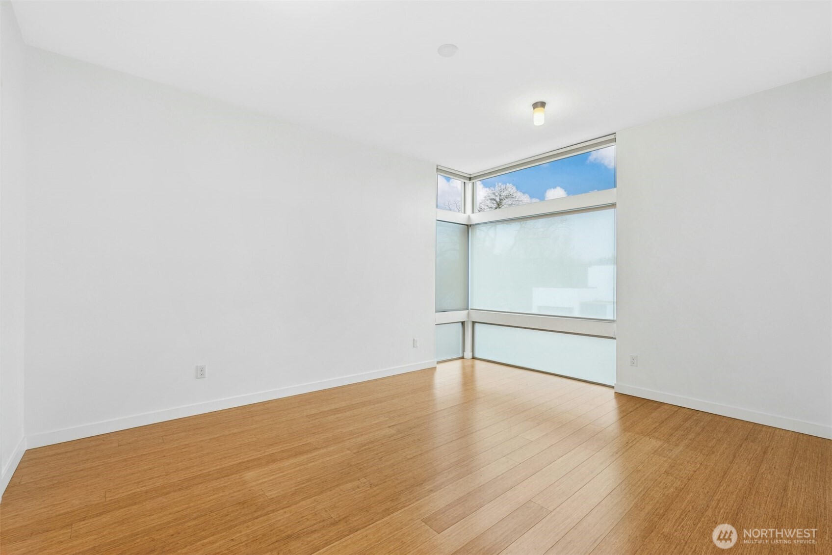 Primary Suite with blinds drawn