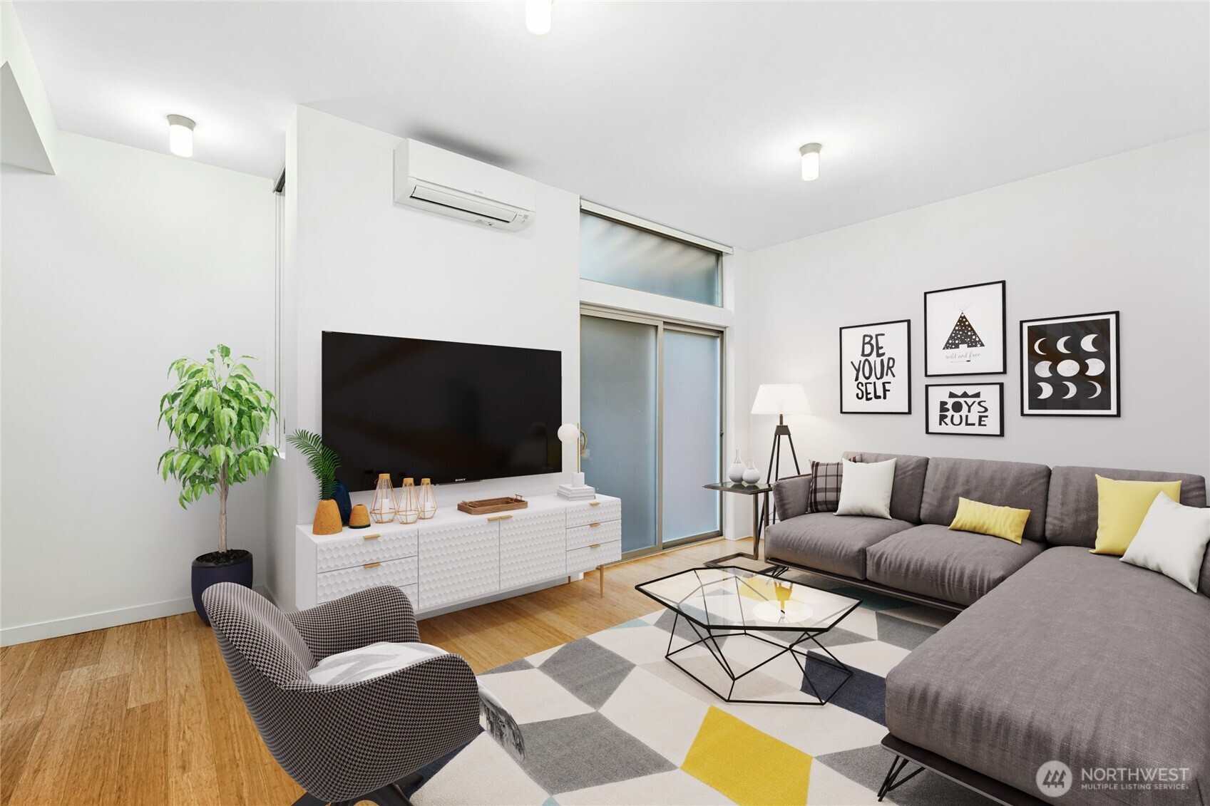 First level Bedroom/Bonus virtually staged