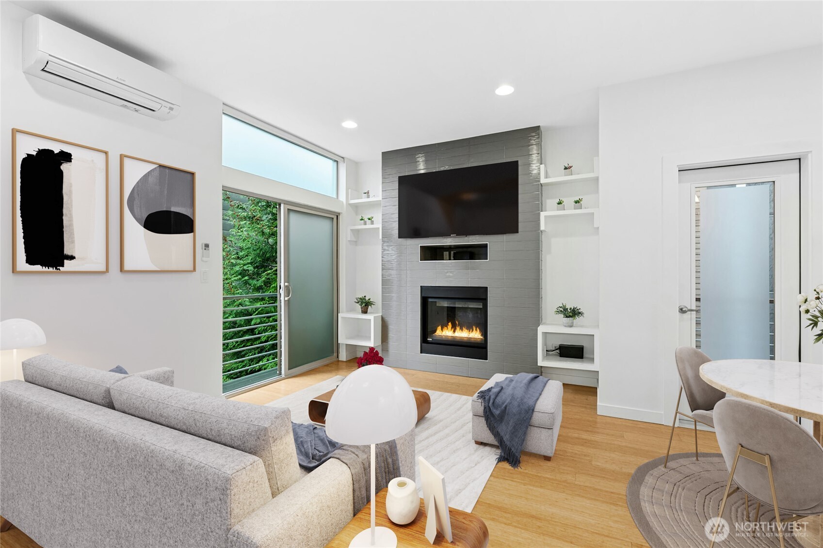 Second Floor Living room Virtually Staged.