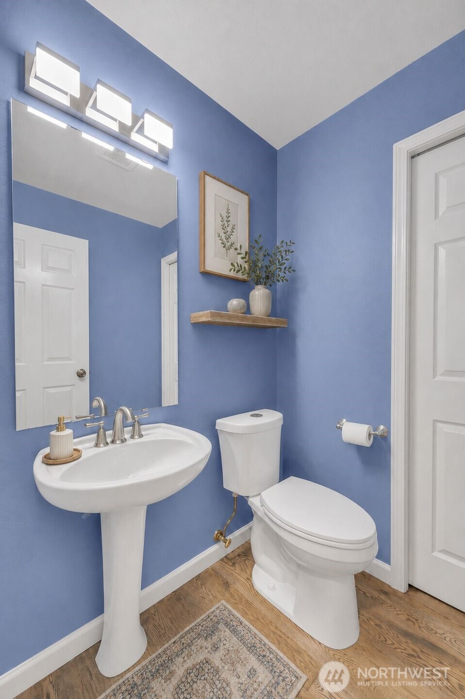 Powder Room off entry