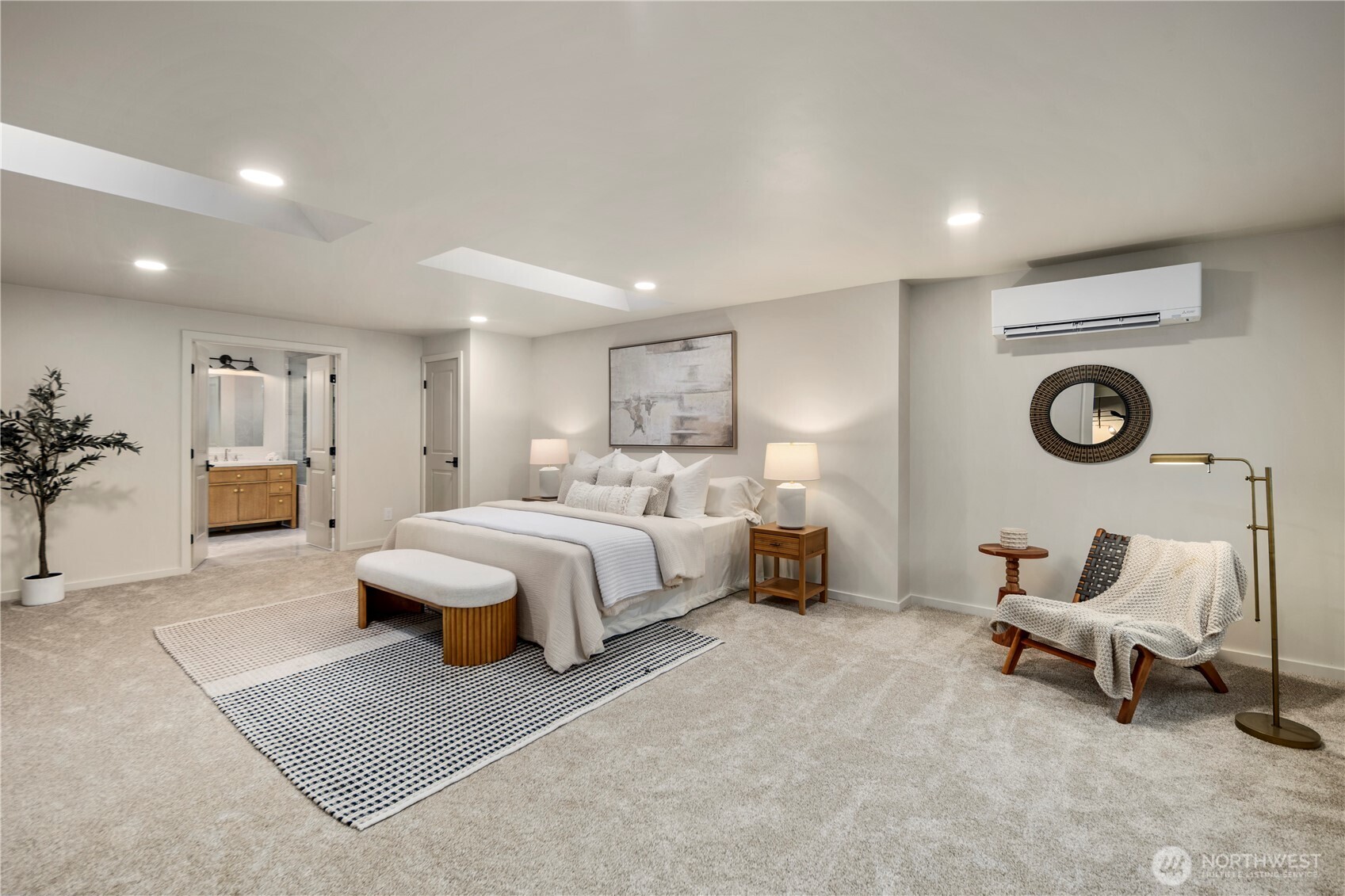 Retreat to your amazing primary suite on the upper floor.