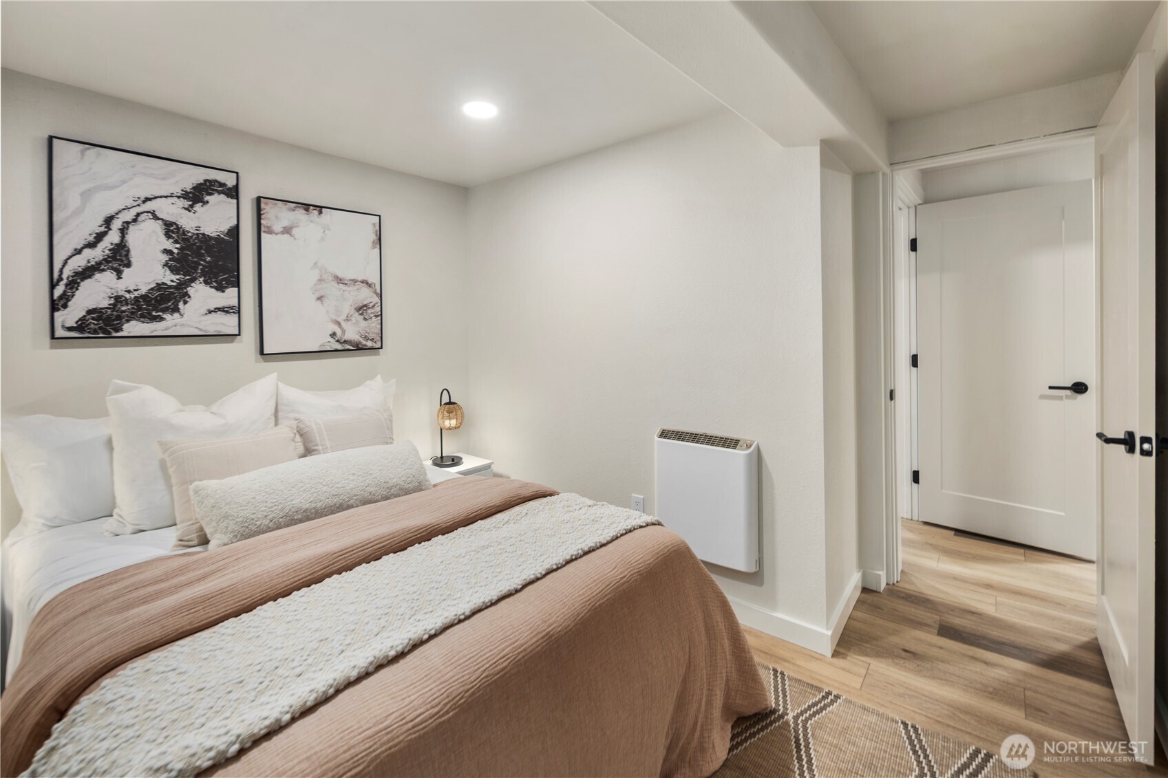 Bedroom 1 in basement