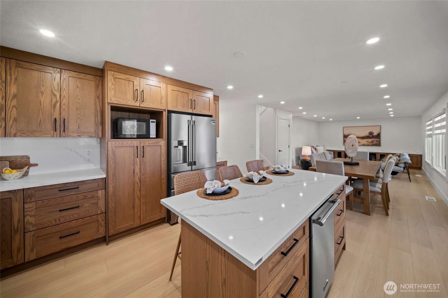 Main Kitchen to Family Room