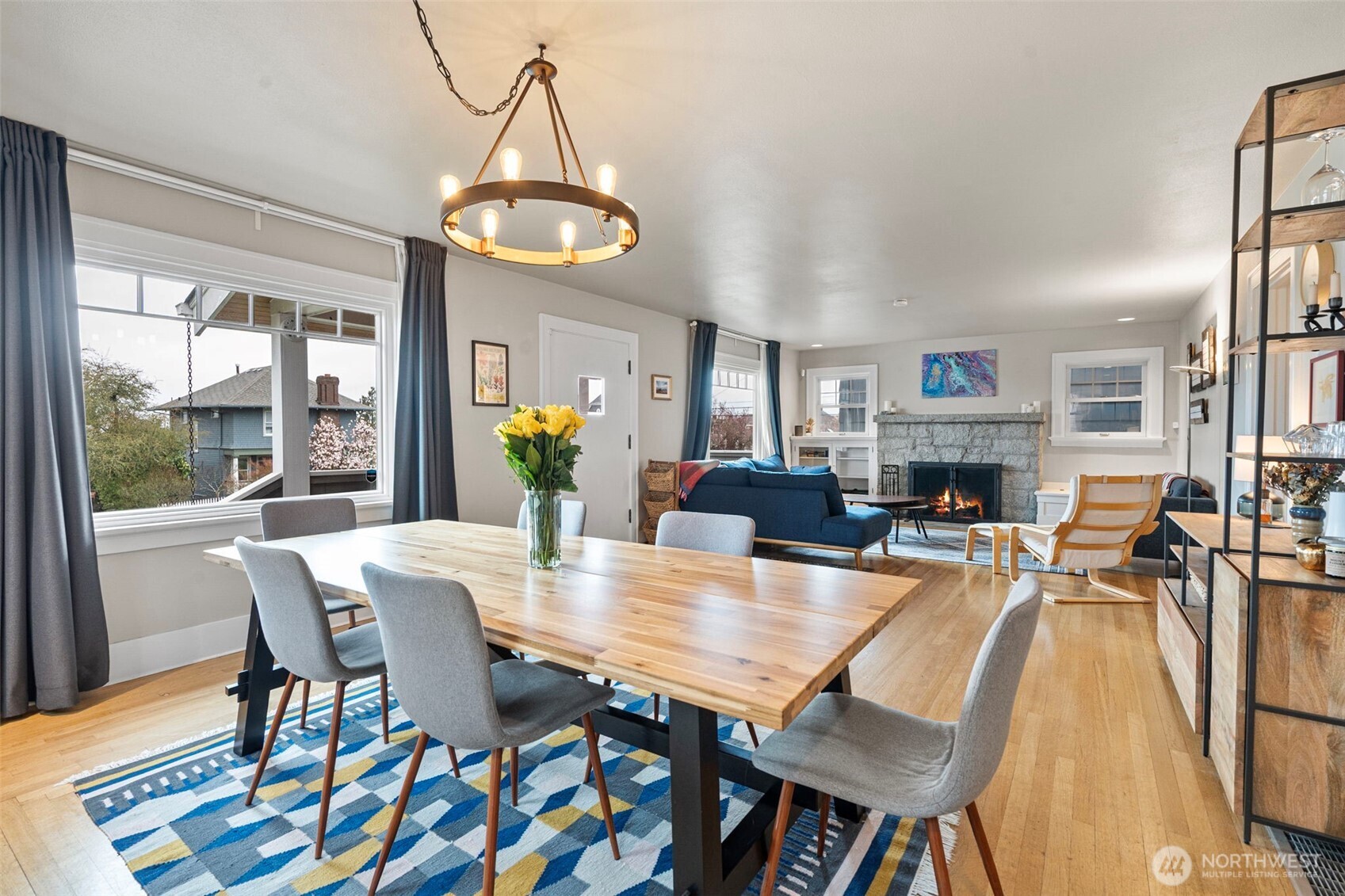 Spacious dining and living areas designed for effortless gathering.