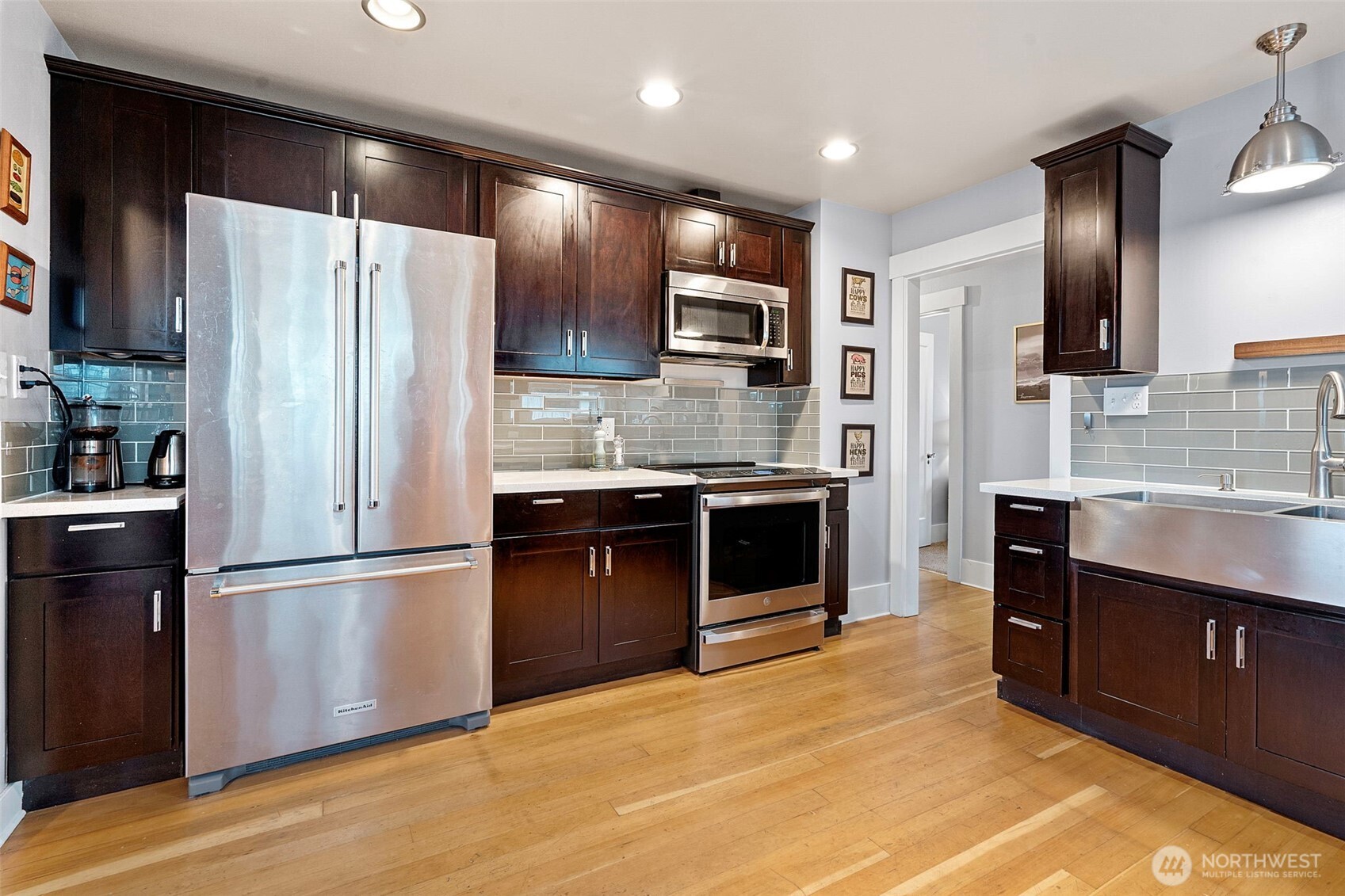 Plenty of storage and countertop space for gourmet meal prep.