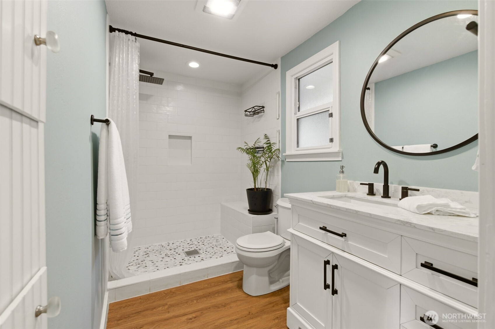 fully remodeled bathroom