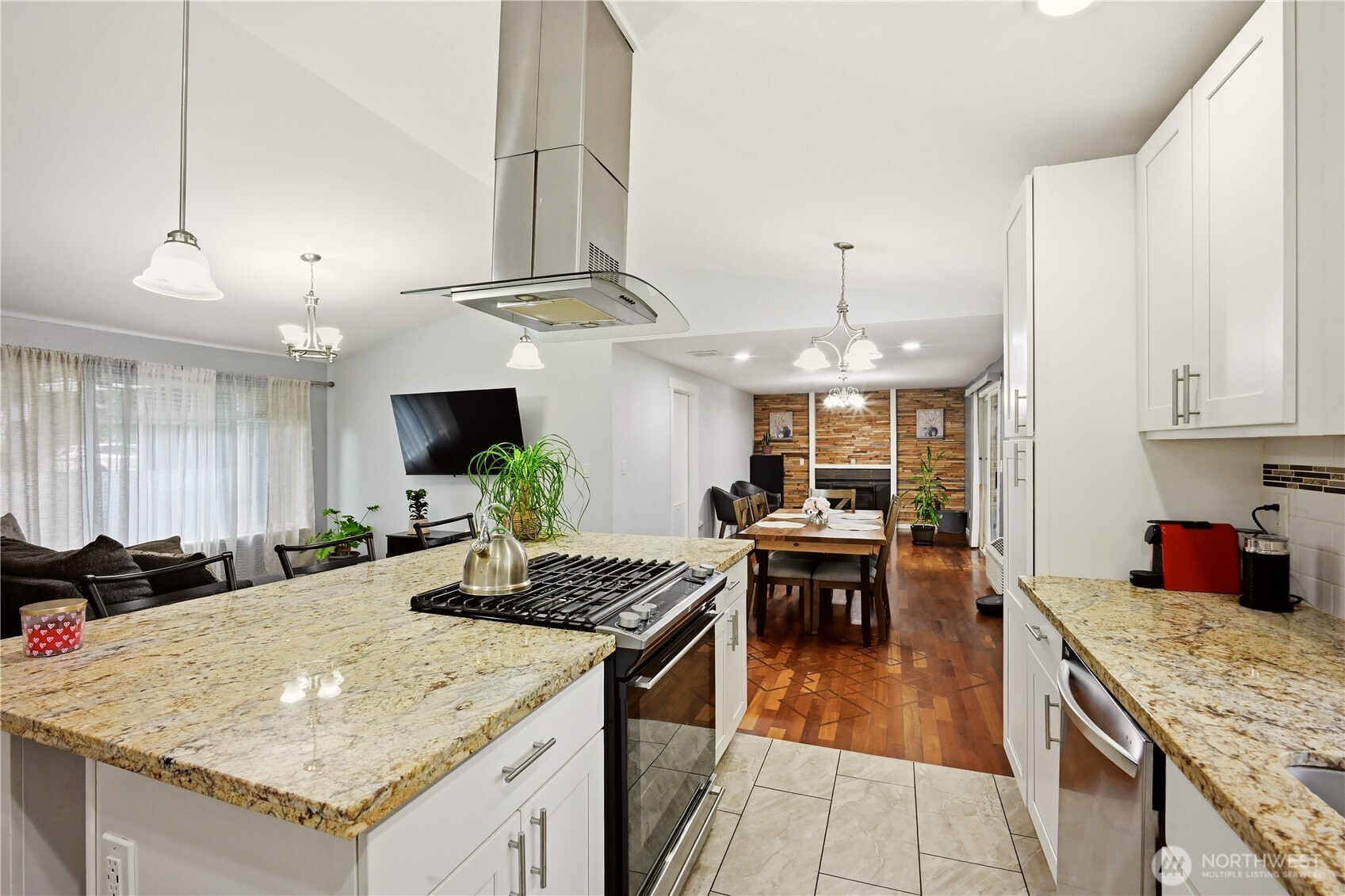 Abundant cabinetry and modern fixtures make this kitchen as functional as it is stylish