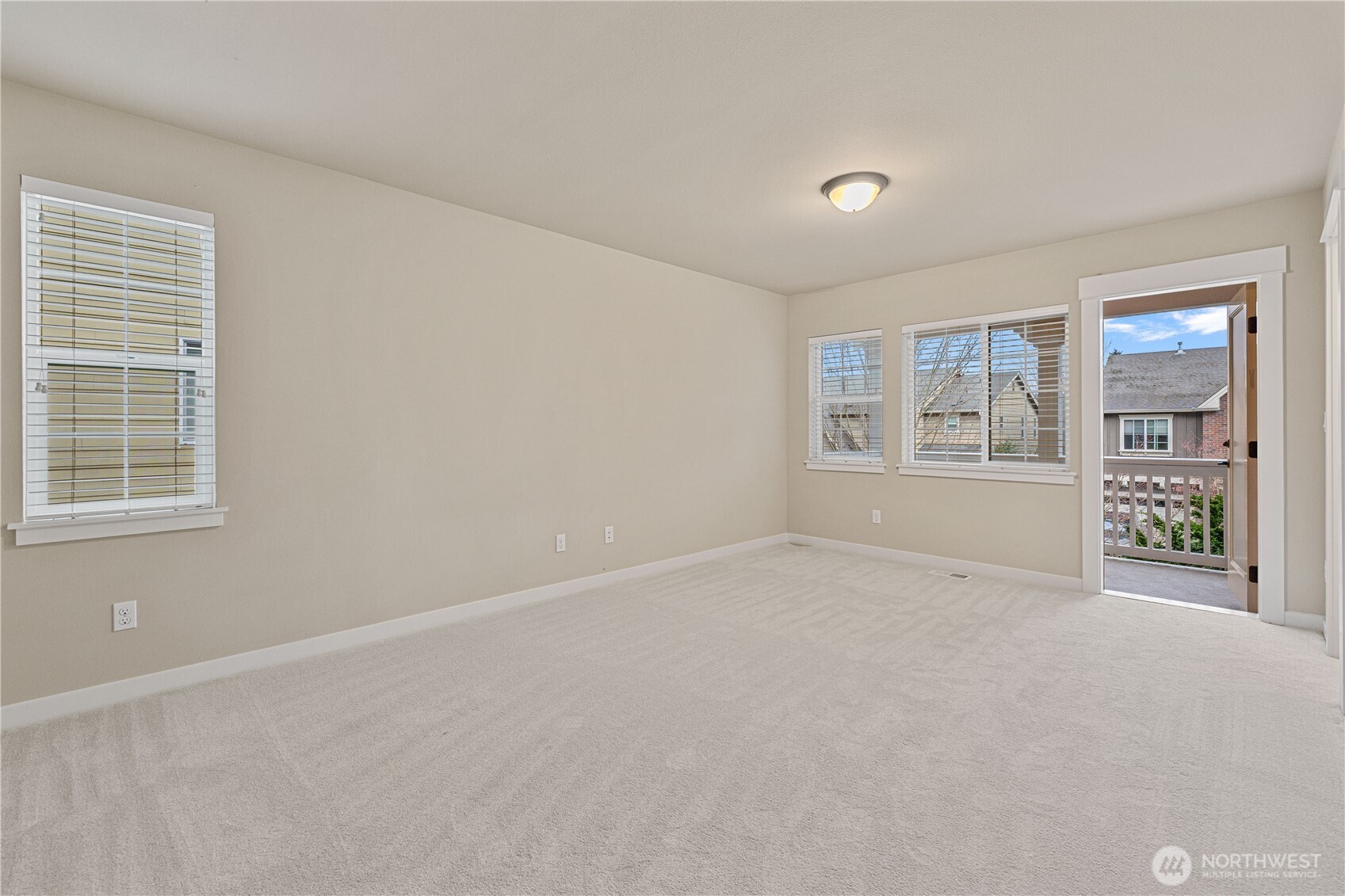 bedroom #4 with balcony