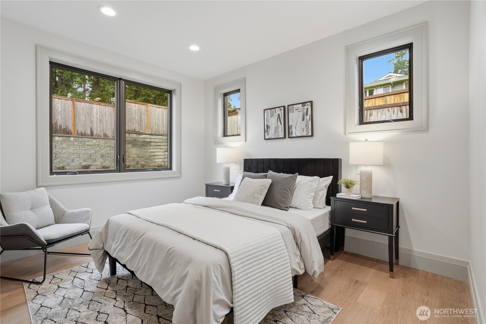 Guest house features kitchen, dining, living, and full size laundry units.