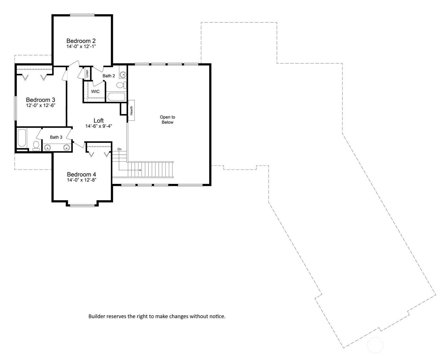 Builder reserves the right to make changes without notice.