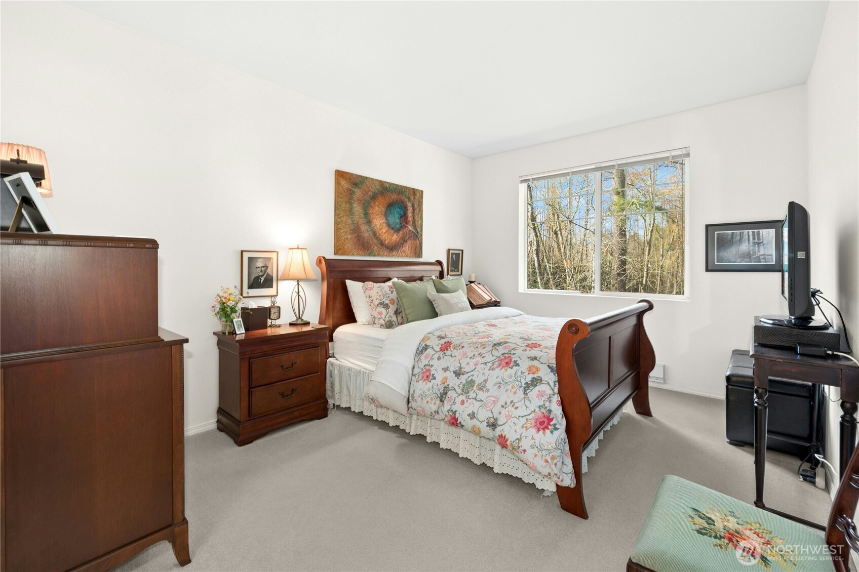 Peaceful retreat with calming natural light