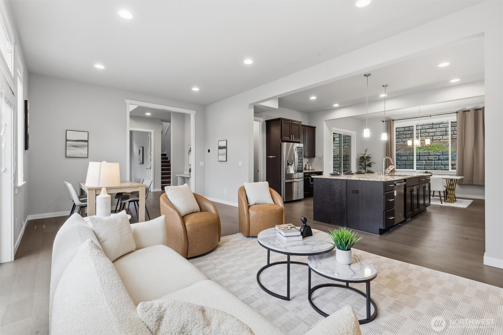 Open Concept Living Room / Kitchen