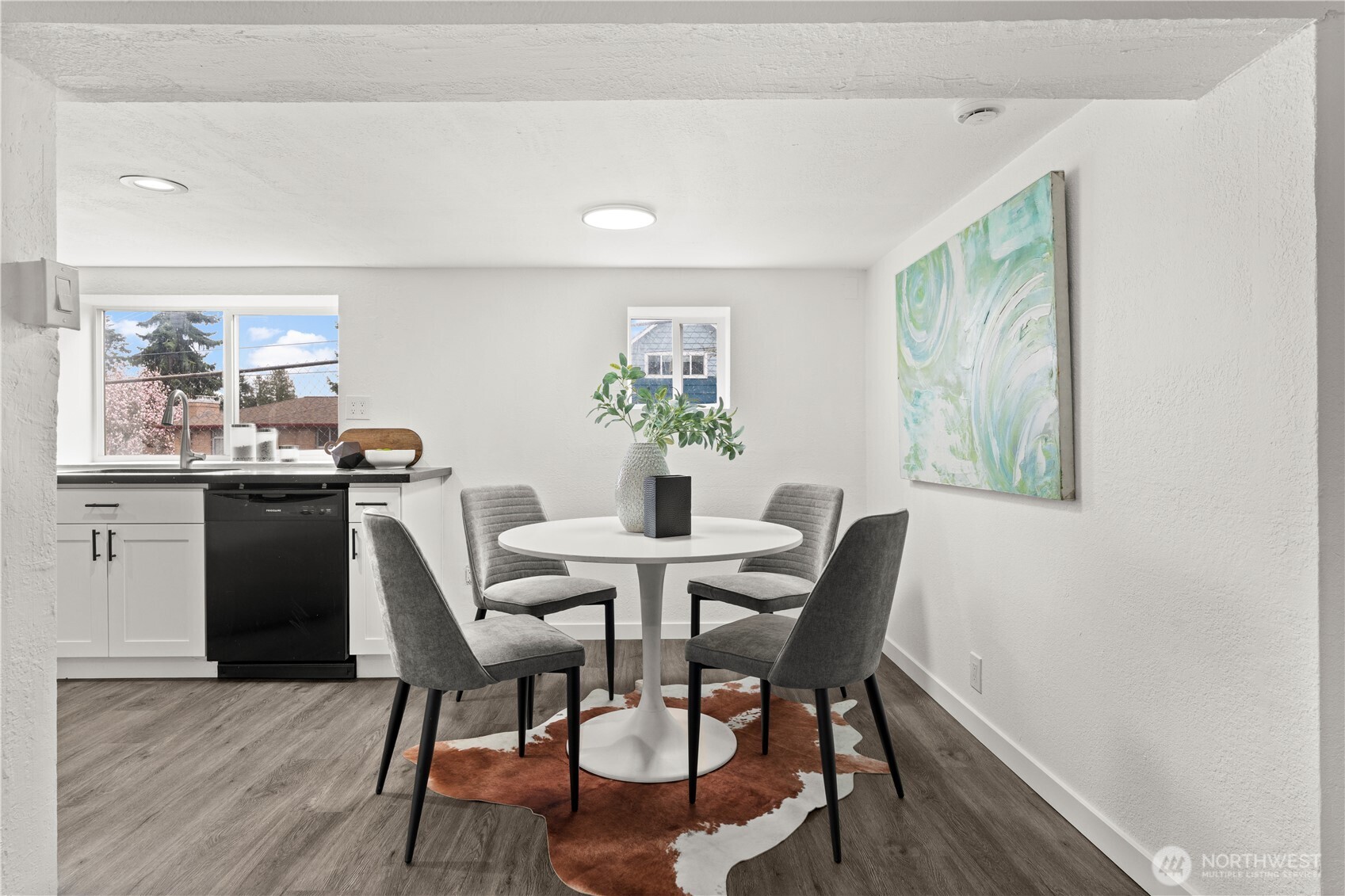 Basement eating area
