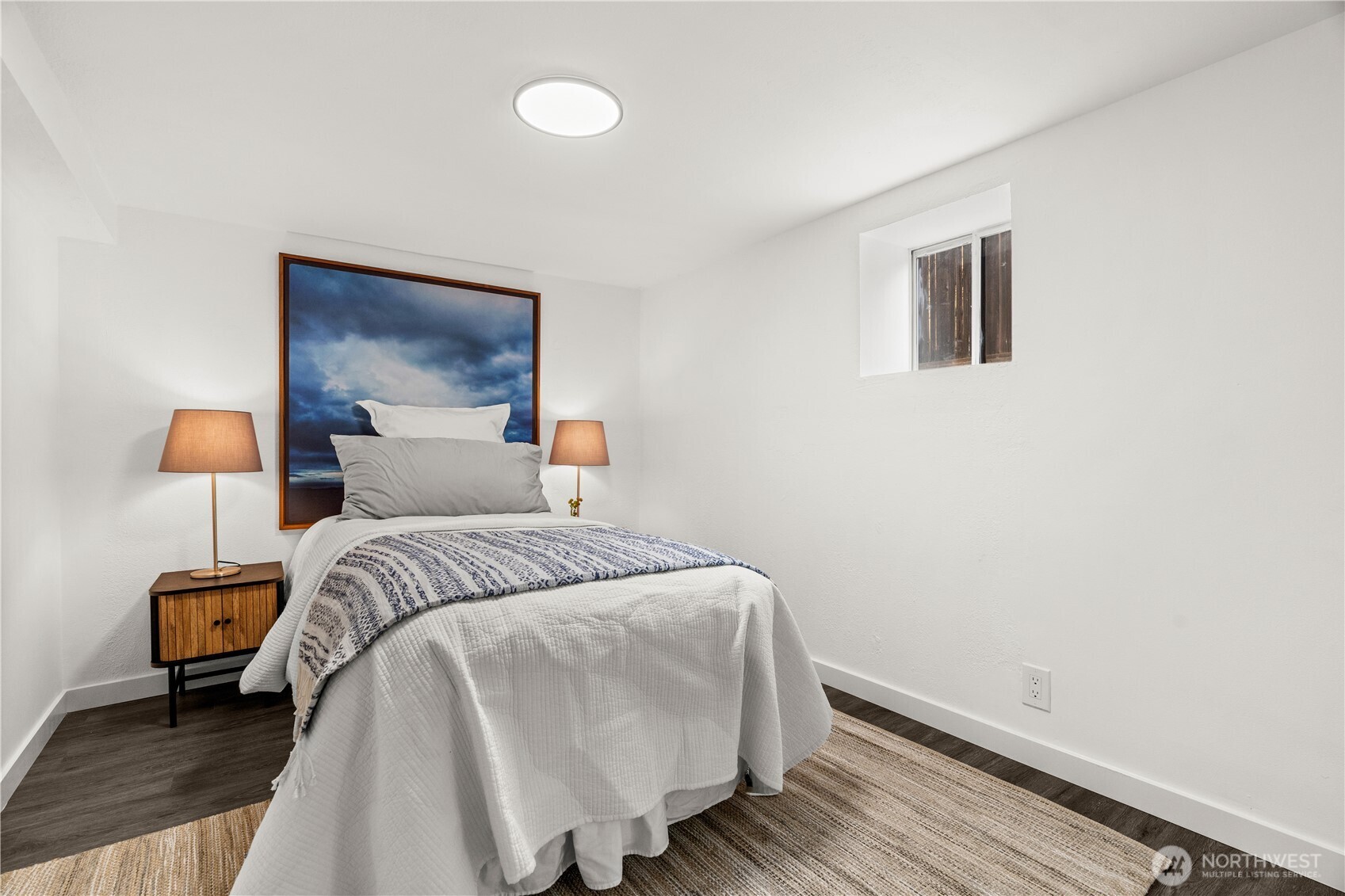 1st bedroom in Basement