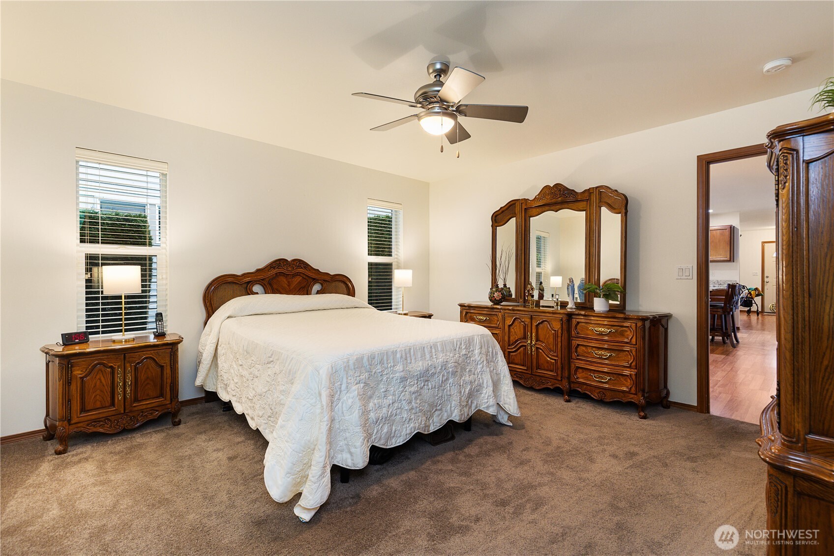 Primary bedroom on the main floor