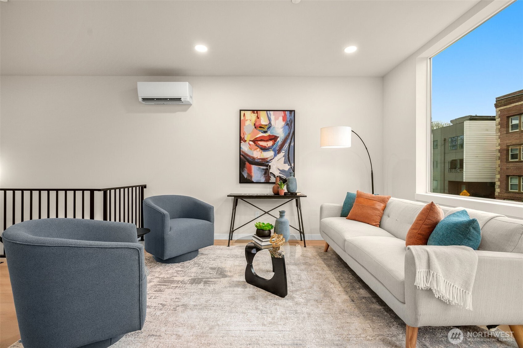 XL windows pull in massive amounts of natural light