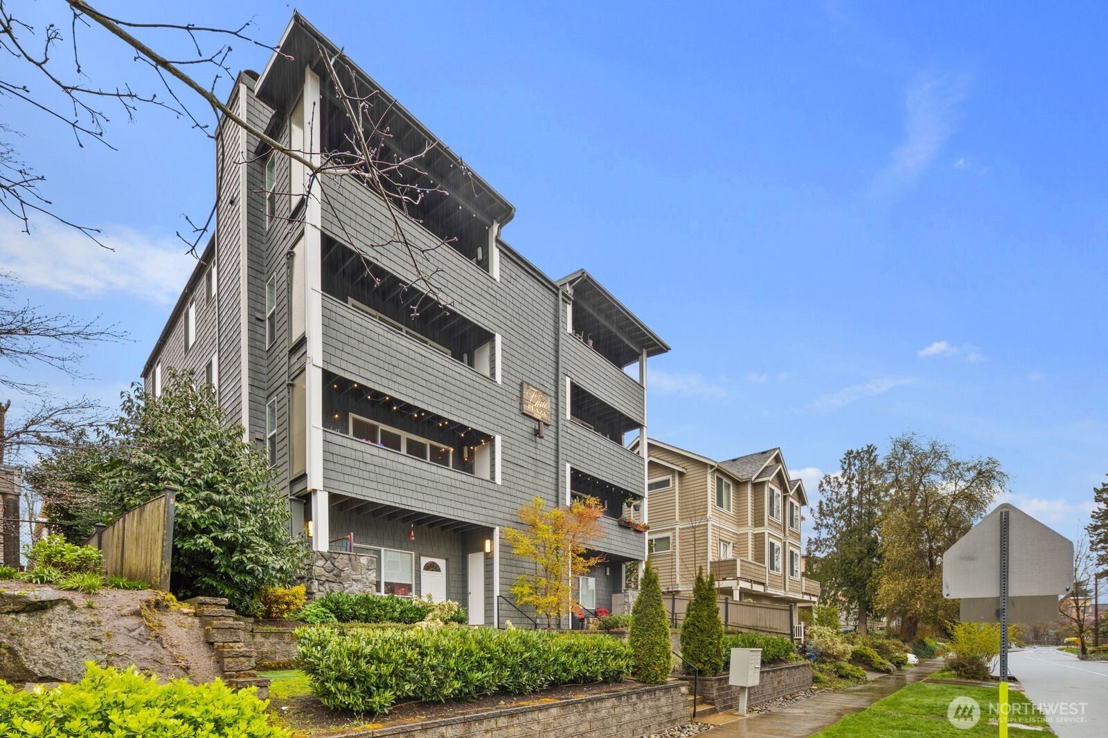 Elevation looking north