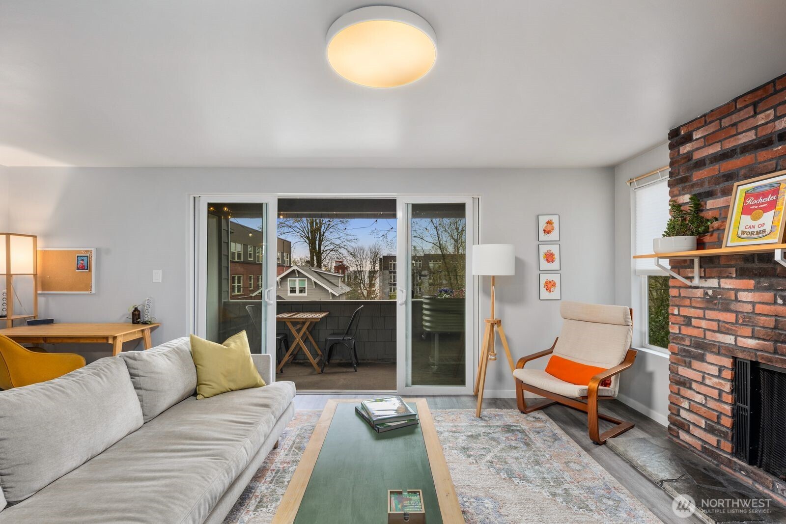 Open and light floor plan