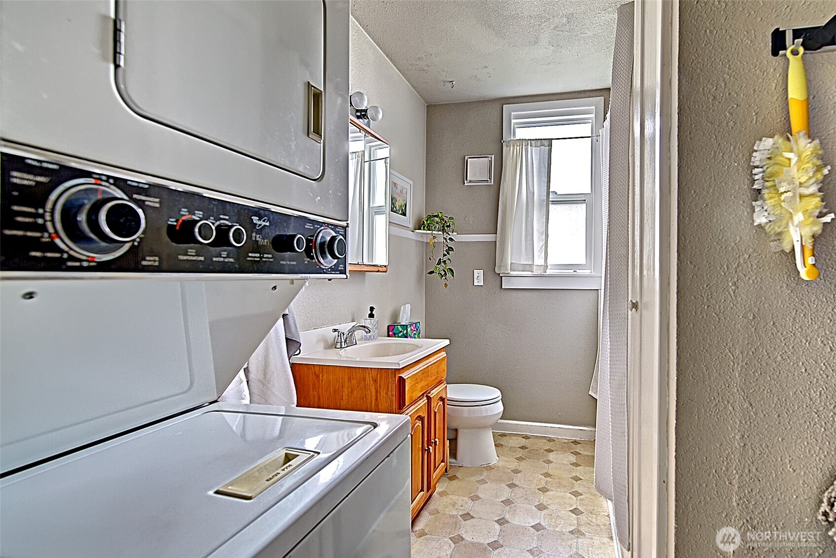 In Unit Laundry in Bathroom