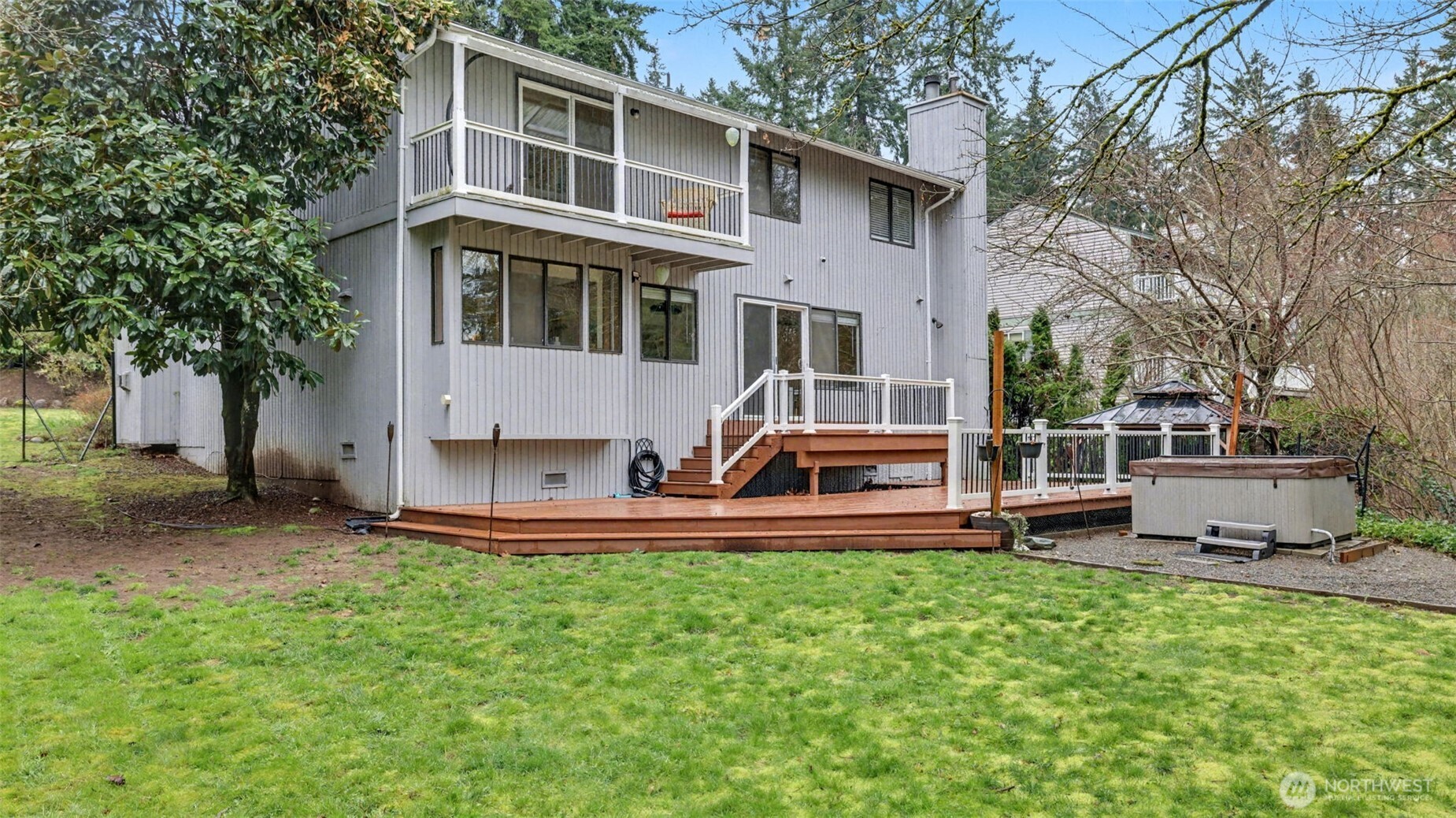 Designed for outdoor living, this yard offers multiple spaces to entertain, unwind, and enjoy.